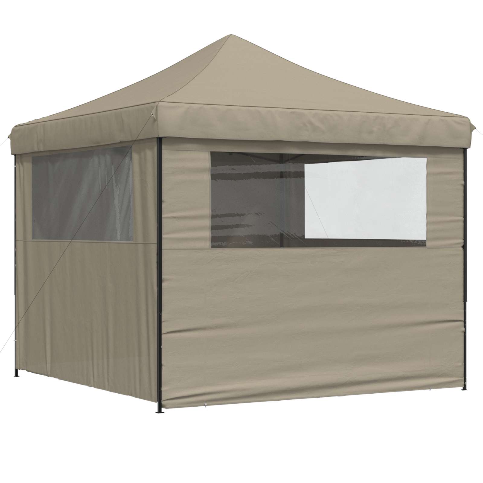 Tenda Party 292 x 292 x 315 cm Tortora Tessuto Oxford