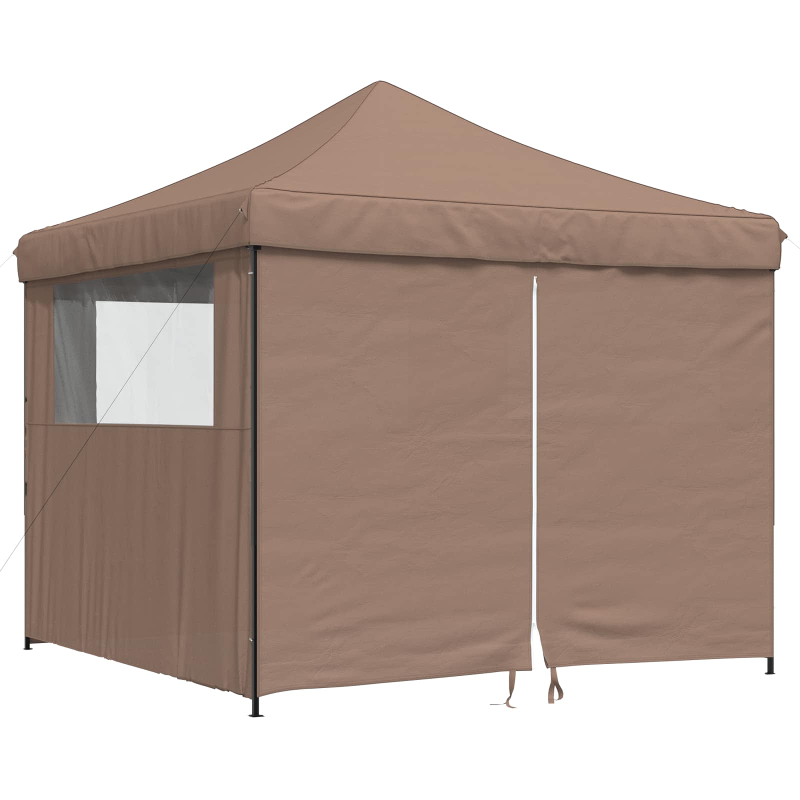Tenda Party 292 x 292 x 315 cm Marrone Tessuto Oxford