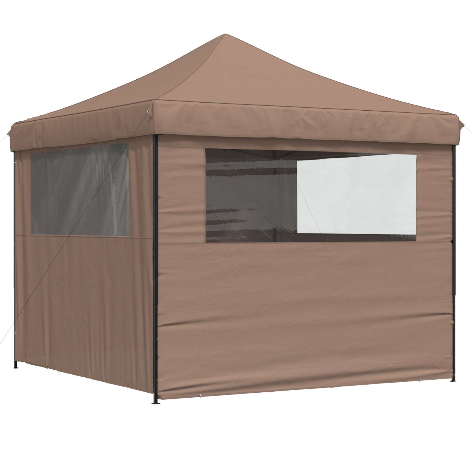 Tenda Party 292 x 292 x 315 cm Marrone Tessuto Oxford
