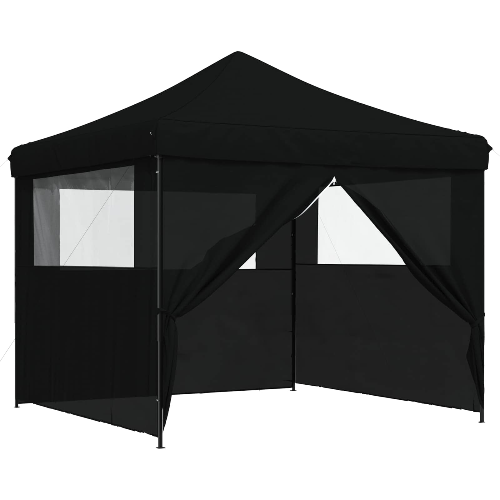 Tenda Party 292 x 292 x 315 cm Nero Tessuto Oxford