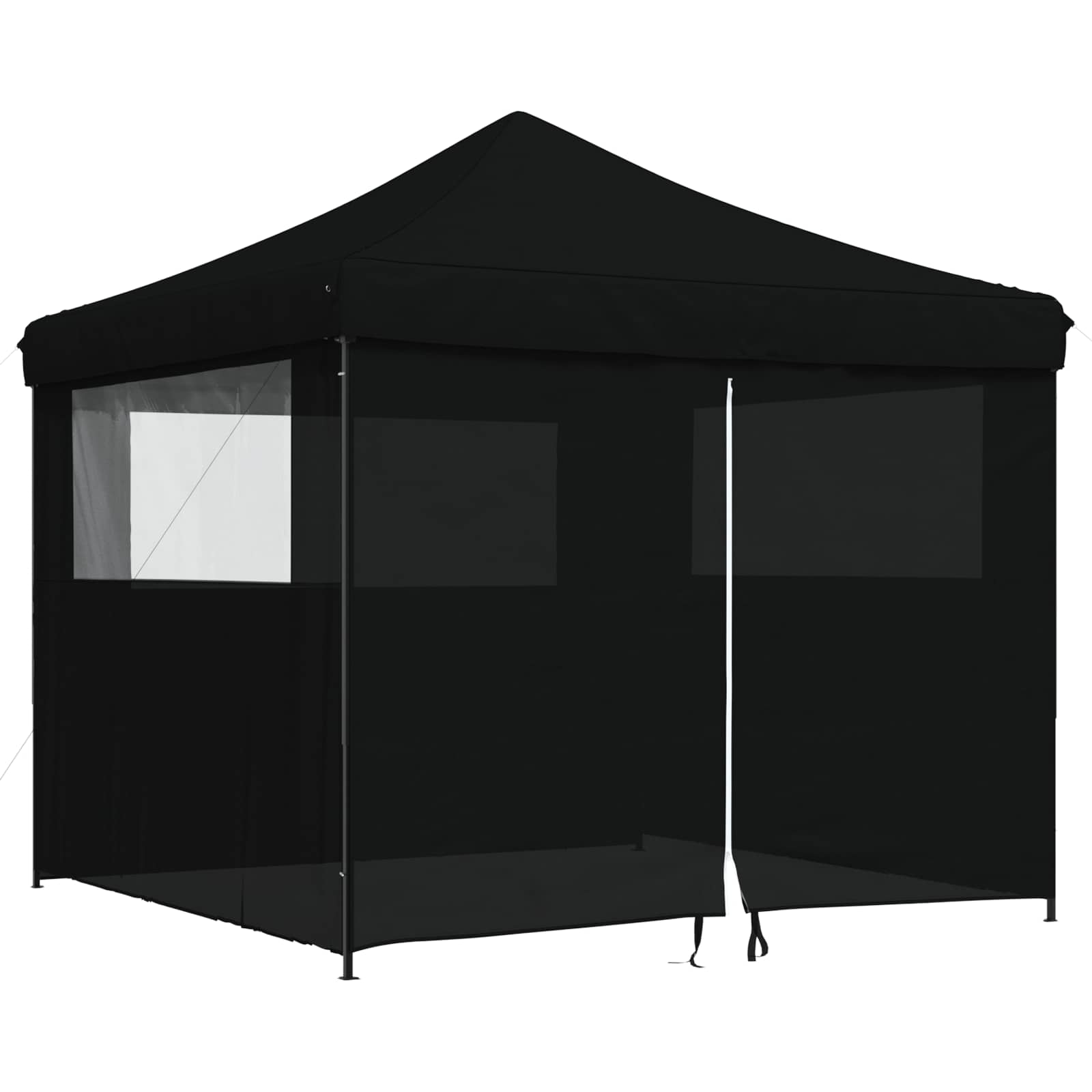 Tenda Party 292 x 292 x 315 cm Nero Tessuto Oxford