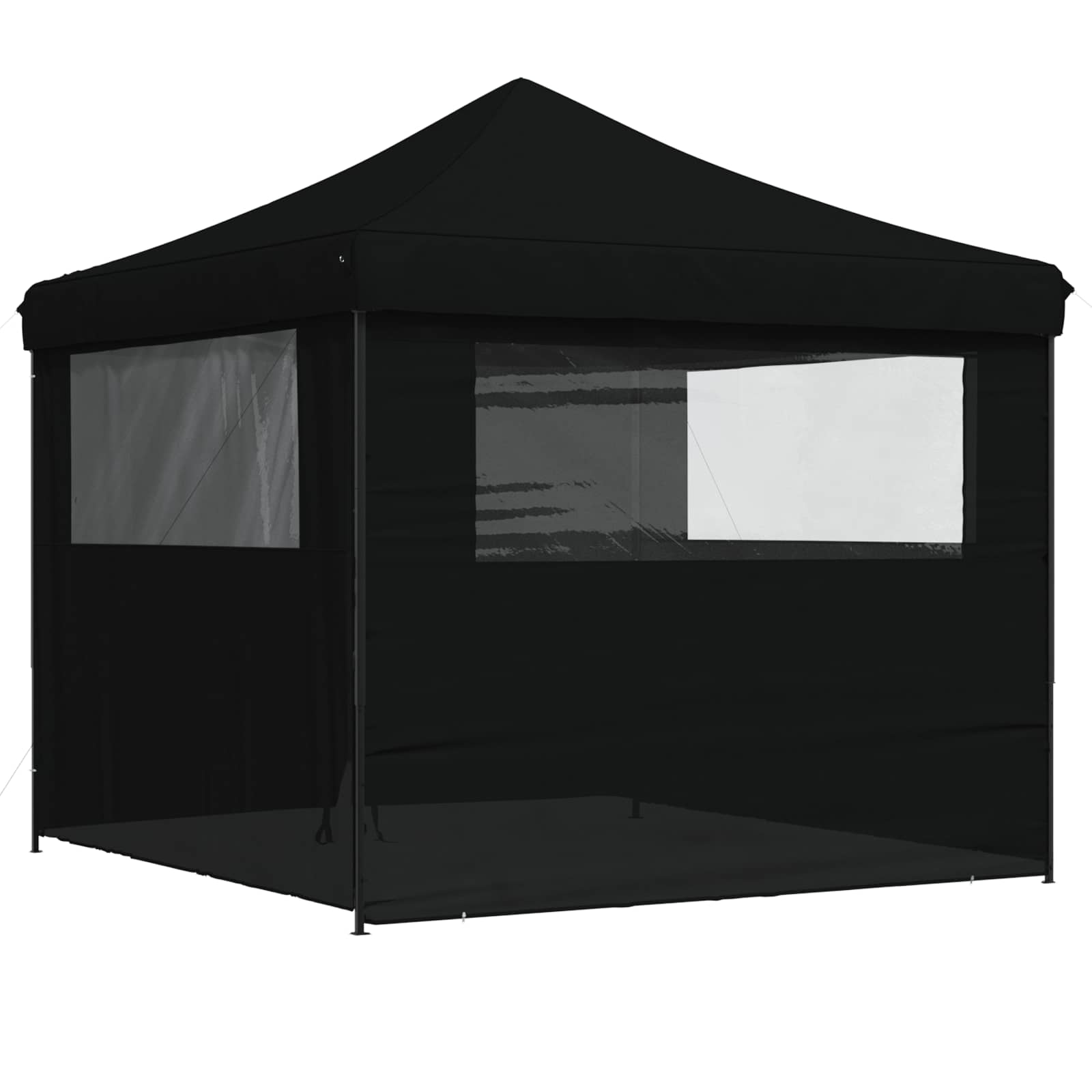 Tenda Party 292 x 292 x 315 cm Nero Tessuto Oxford