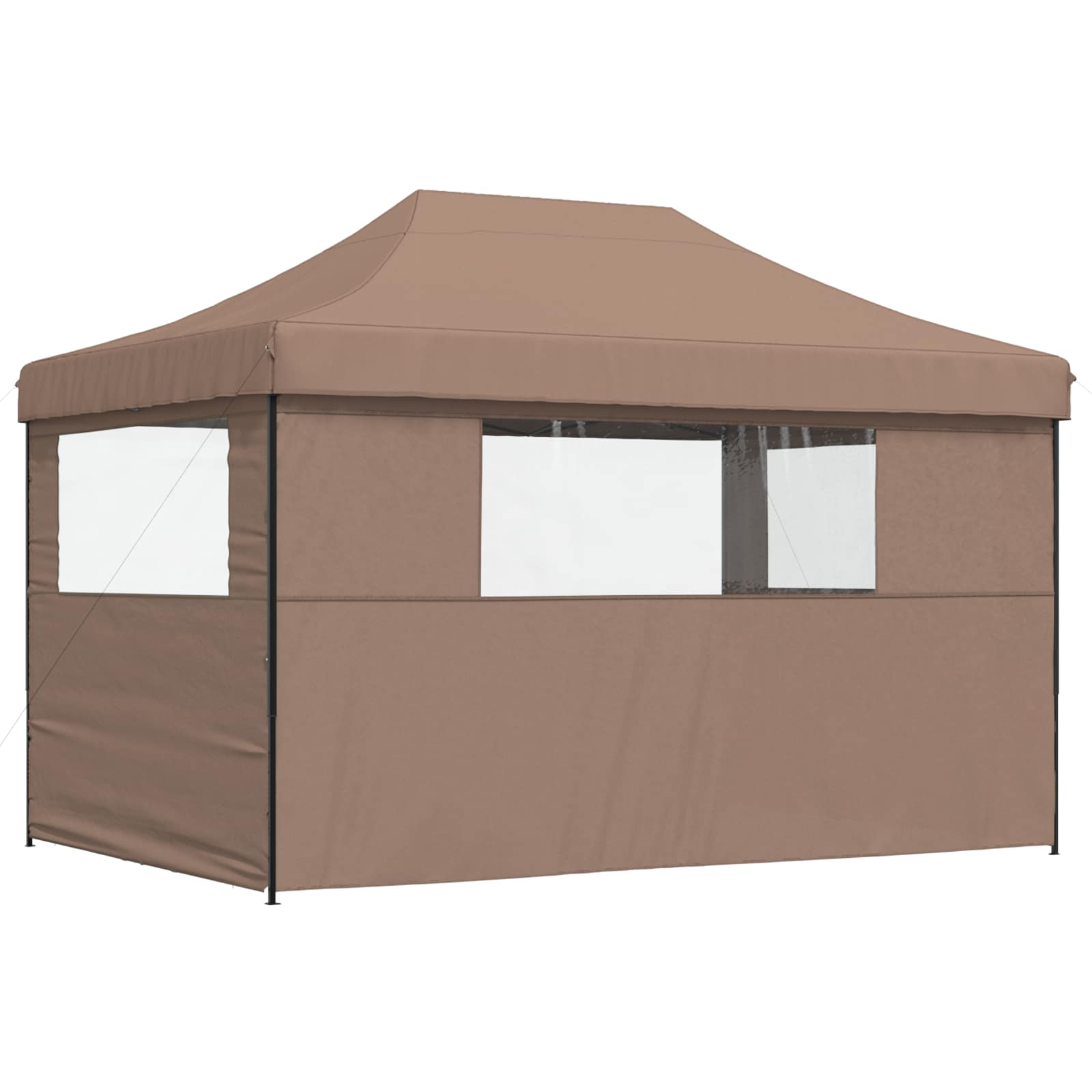 Tenda Party 279 x 410 x 315 cm Marrone Tessuto Oxford