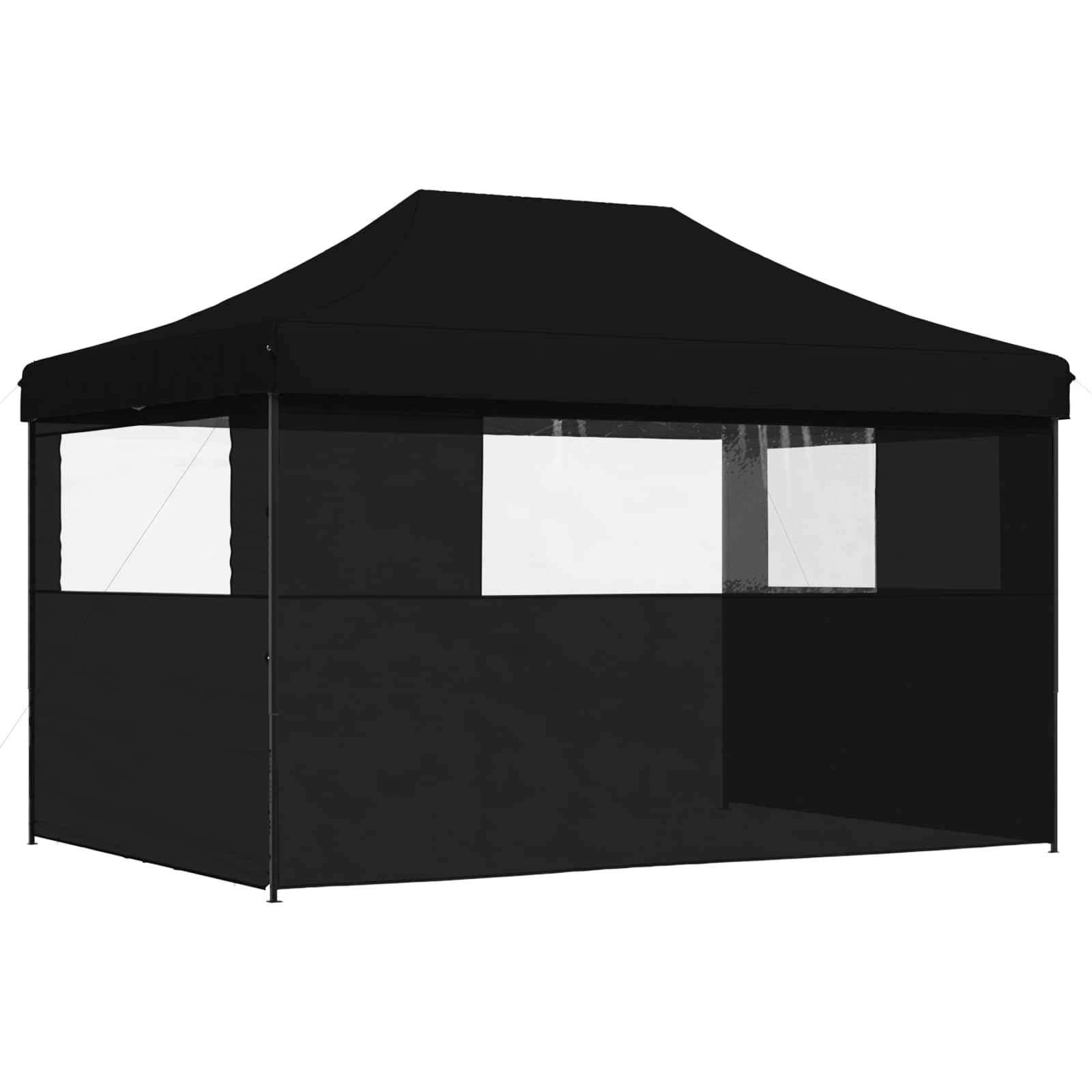 Tenda Party 279 x 410 x 315 cm Nero Tessuto Oxford