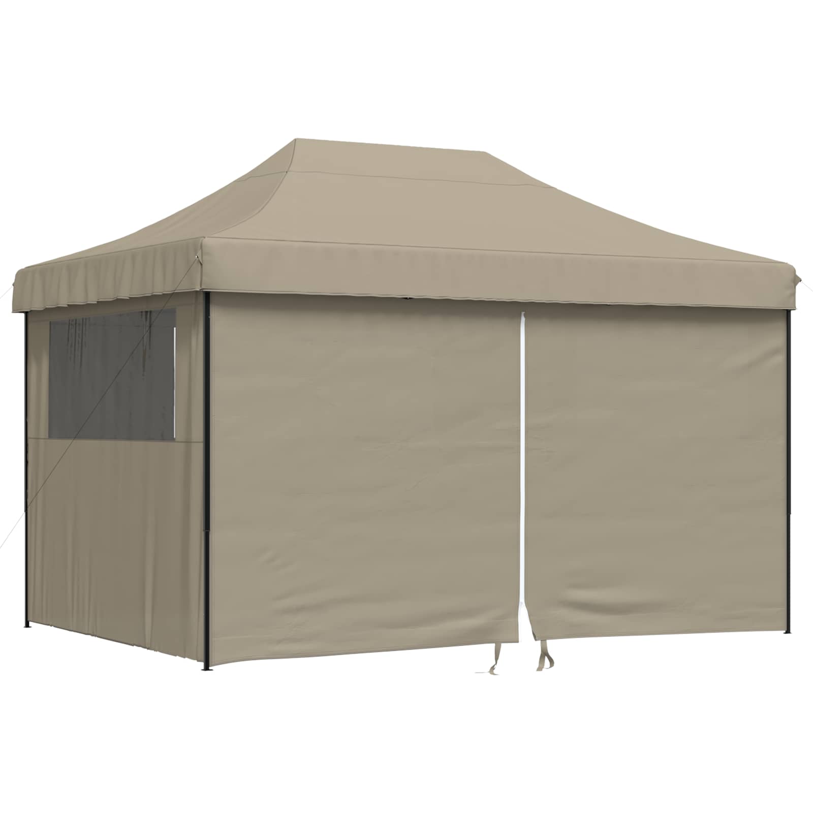 Tenda Party 279 x 410 x 315 cm Tortora Tessuto Oxford