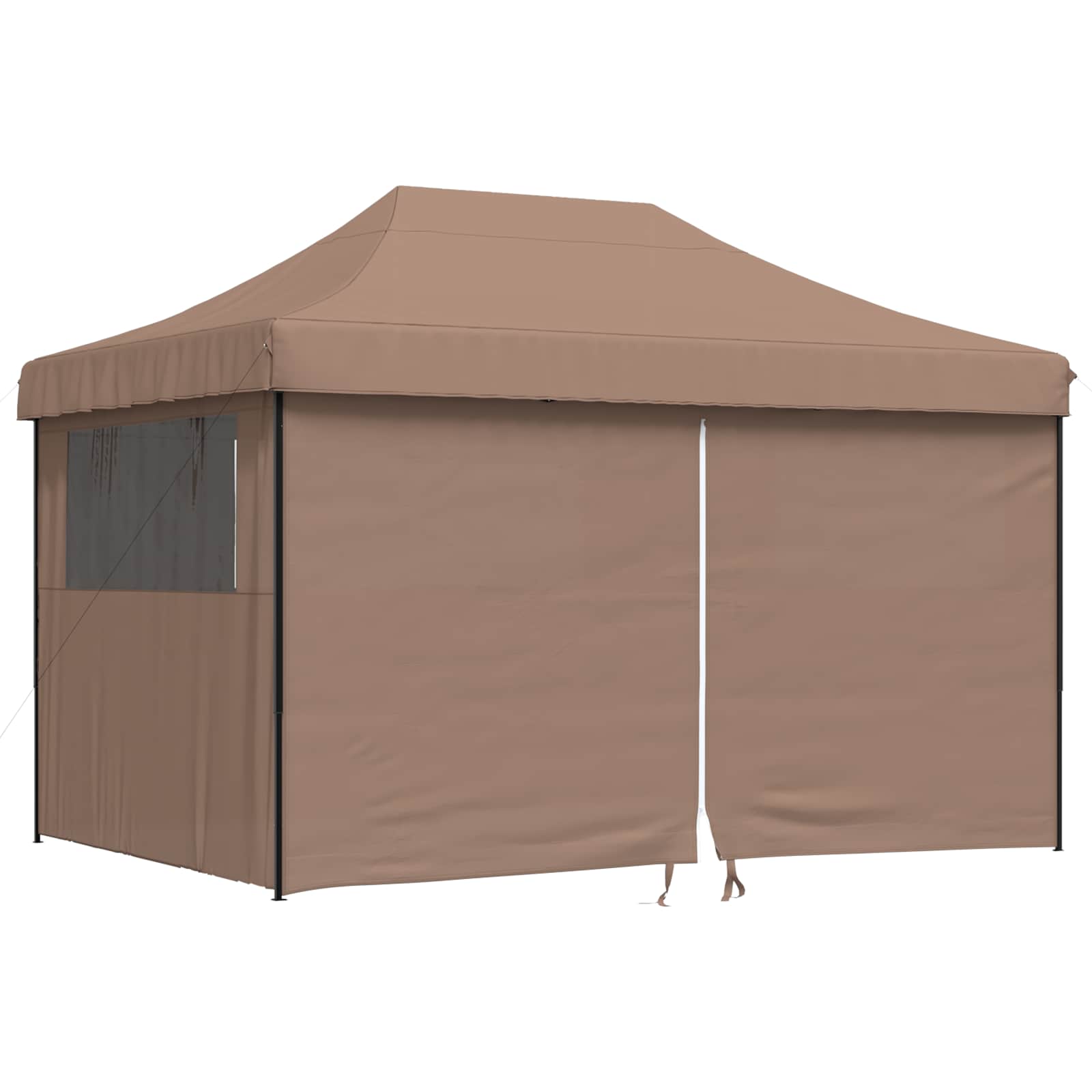 Tenda Party 279 x 410 x 315 cm Marrone Tessuto Oxford