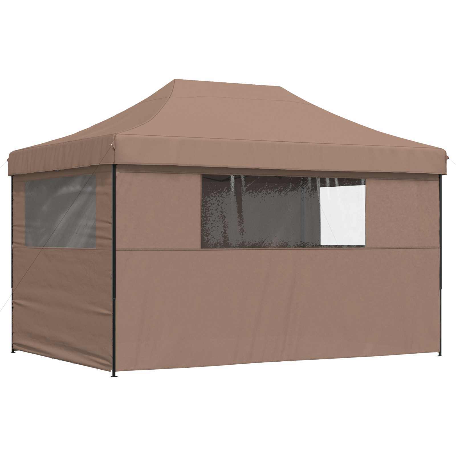 Tenda Party 279 x 410 x 315 cm Marrone Tessuto Oxford