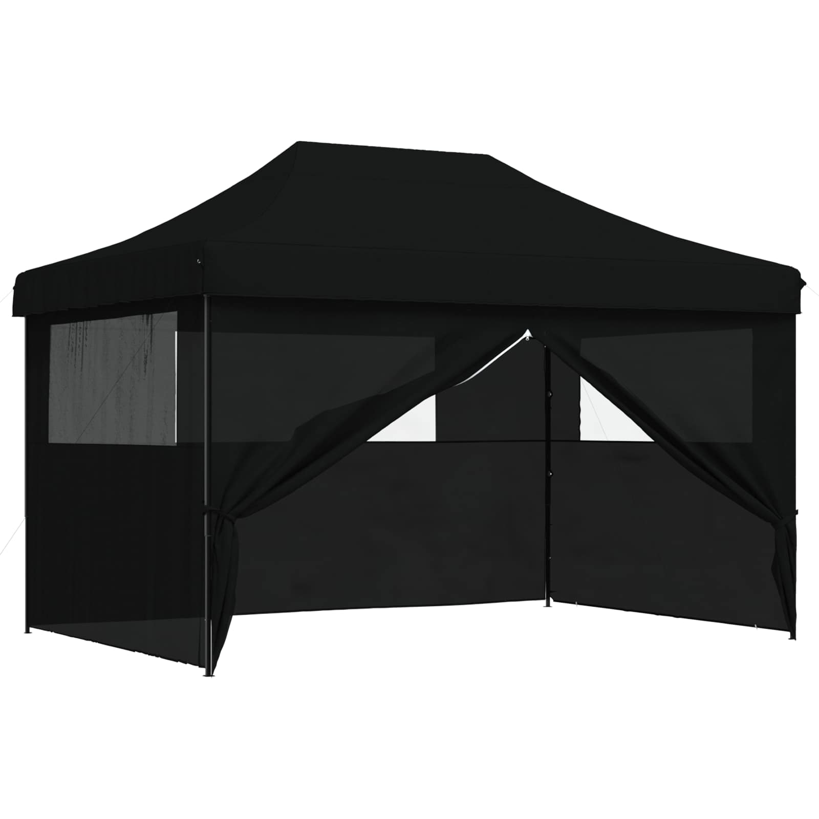 Tenda Party 279 x 410 x 315 cm Nero Tessuto Oxford