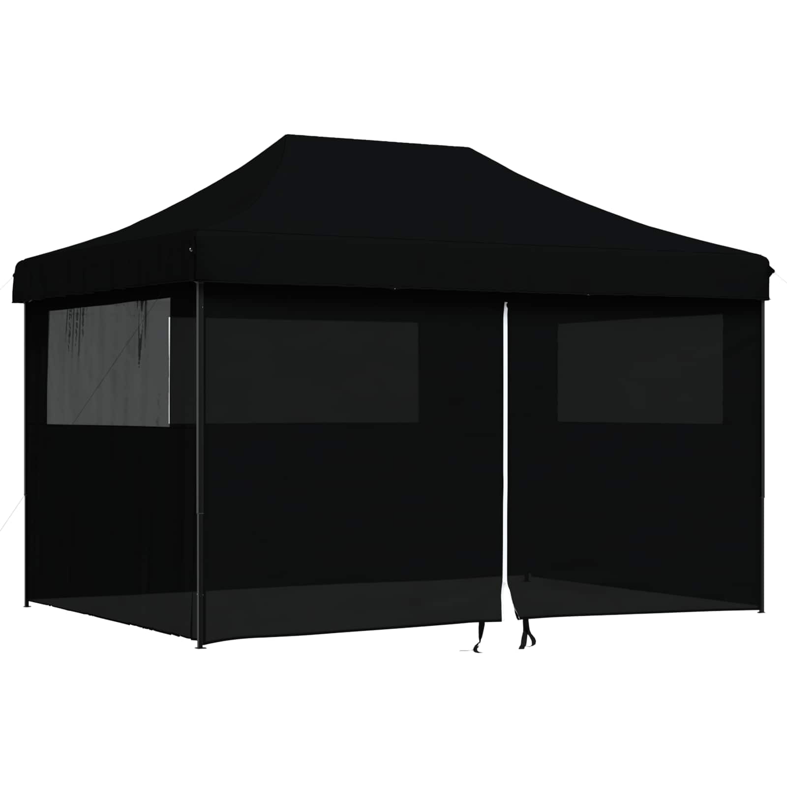 Tenda Party 279 x 410 x 315 cm Nero Tessuto Oxford