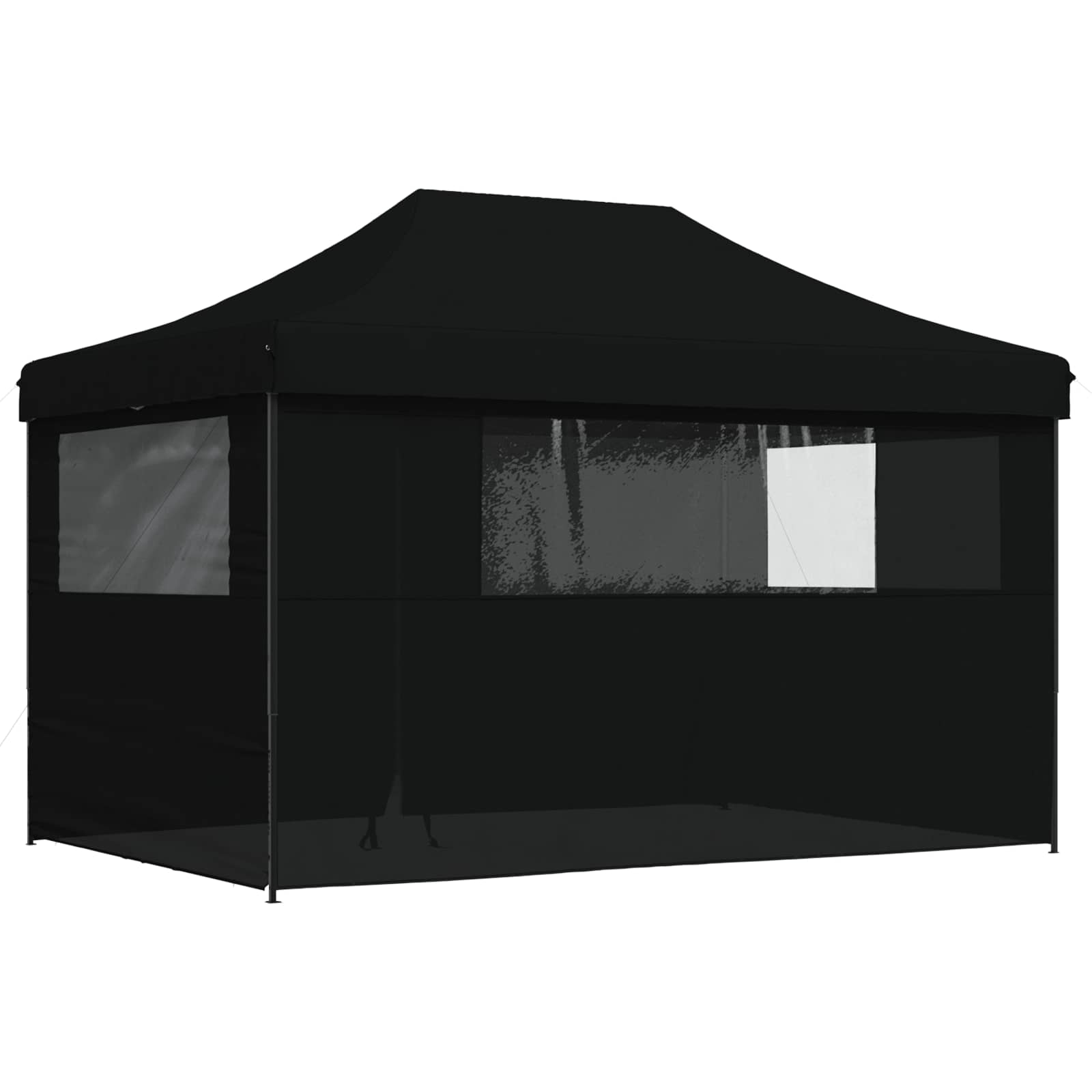 Tenda Party 279 x 410 x 315 cm Nero Tessuto Oxford