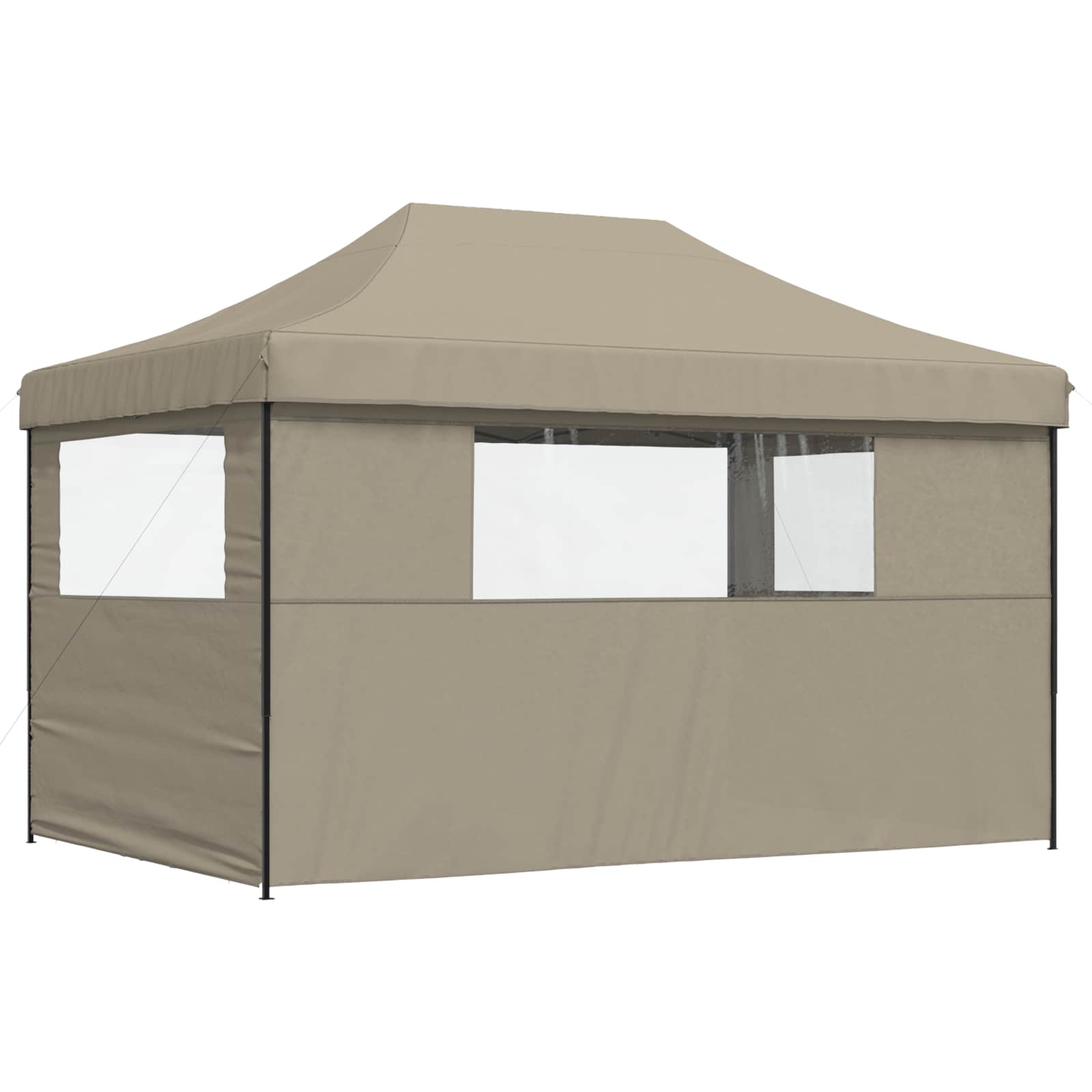 Tenda Party 292 x 440 x 315 cm Tortora Tessuto Oxford