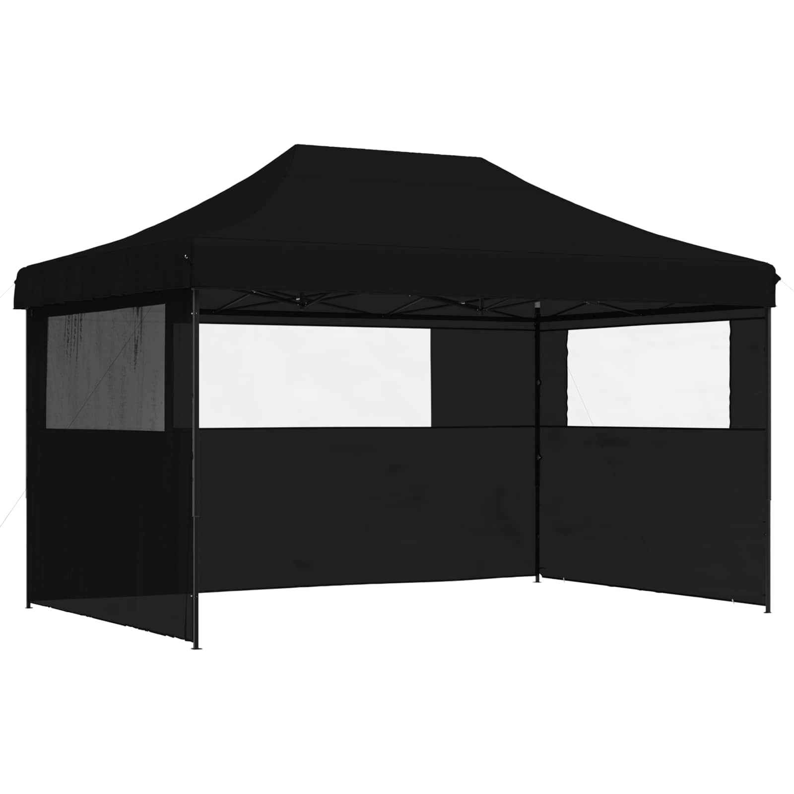 Tenda Party 292 x 440 x 315 cm Nero Tessuto Oxford