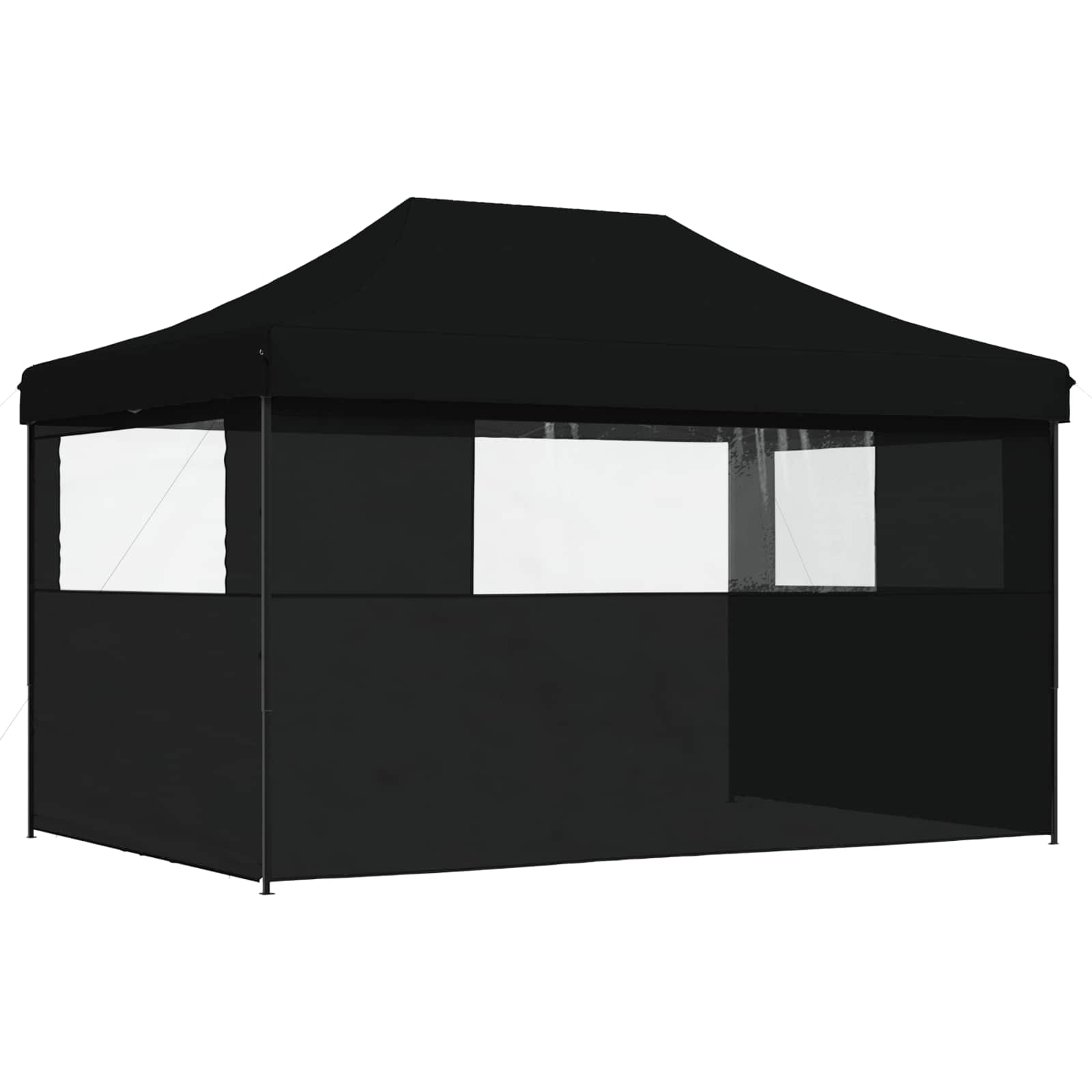 Tenda Party 292 x 440 x 315 cm Nero Tessuto Oxford