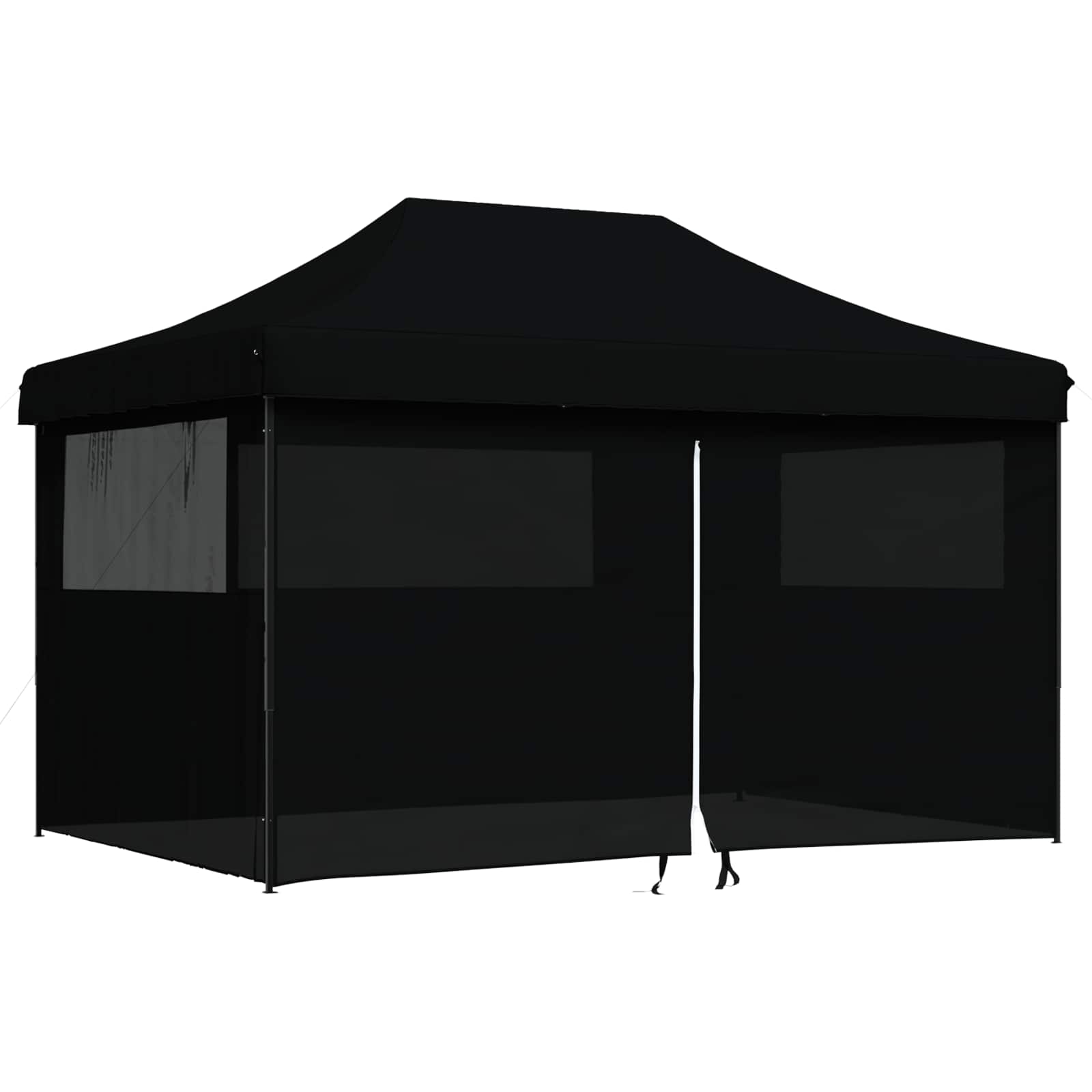 Tenda Party 292 x 440 x 315 cm Nero Tessuto Oxford