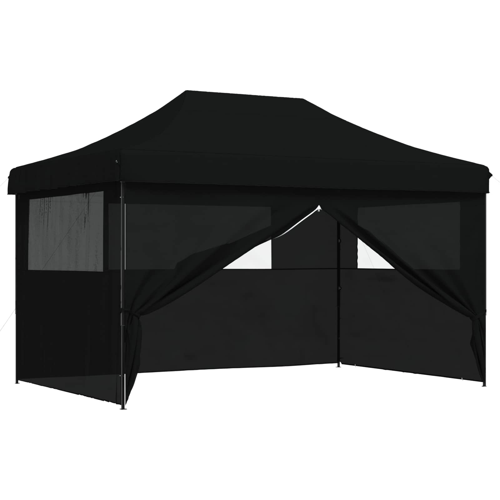 Tenda Party 292 x 440 x 315 cm Nero Tessuto Oxford