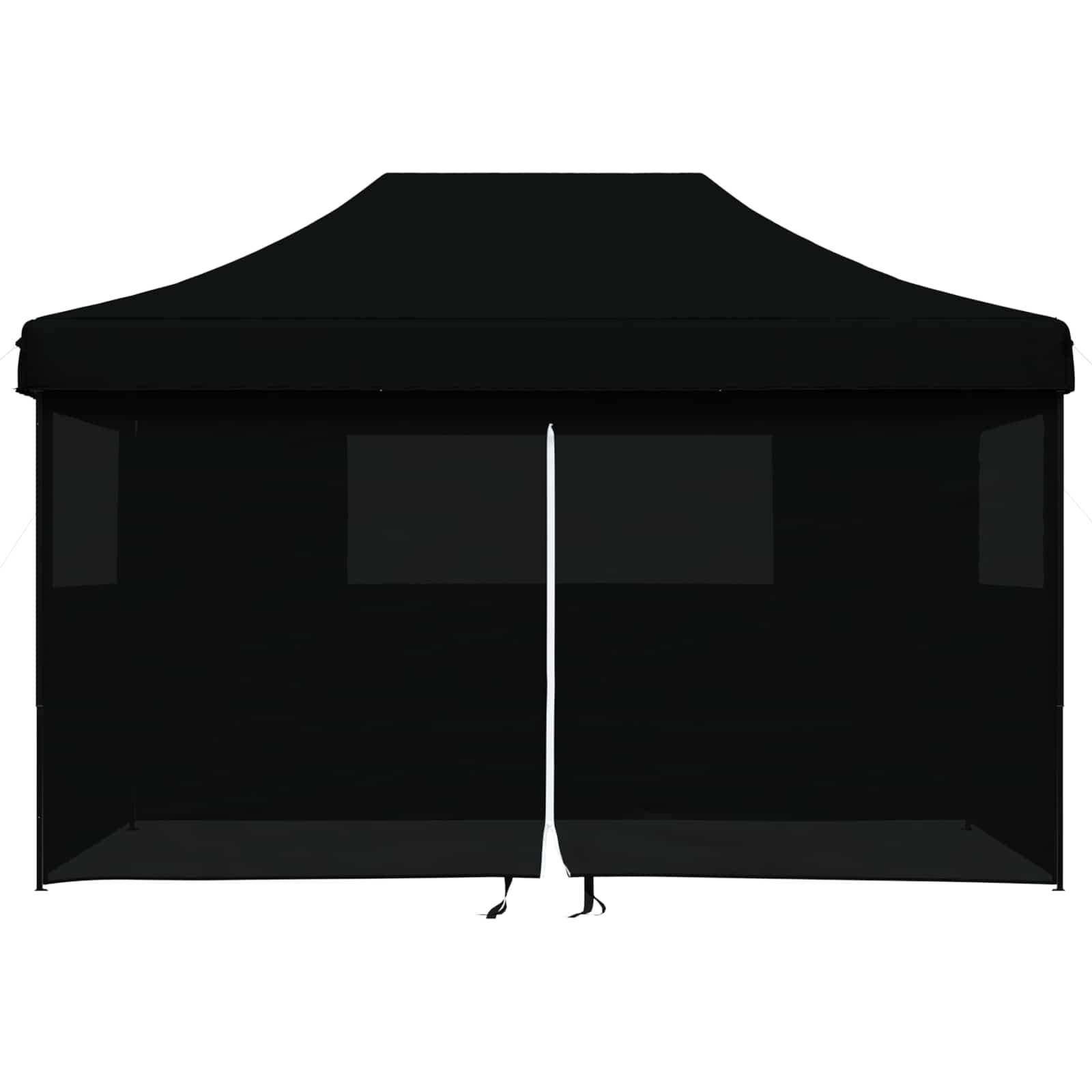 Tenda Party 292 x 440 x 315 cm Nero Tessuto Oxford