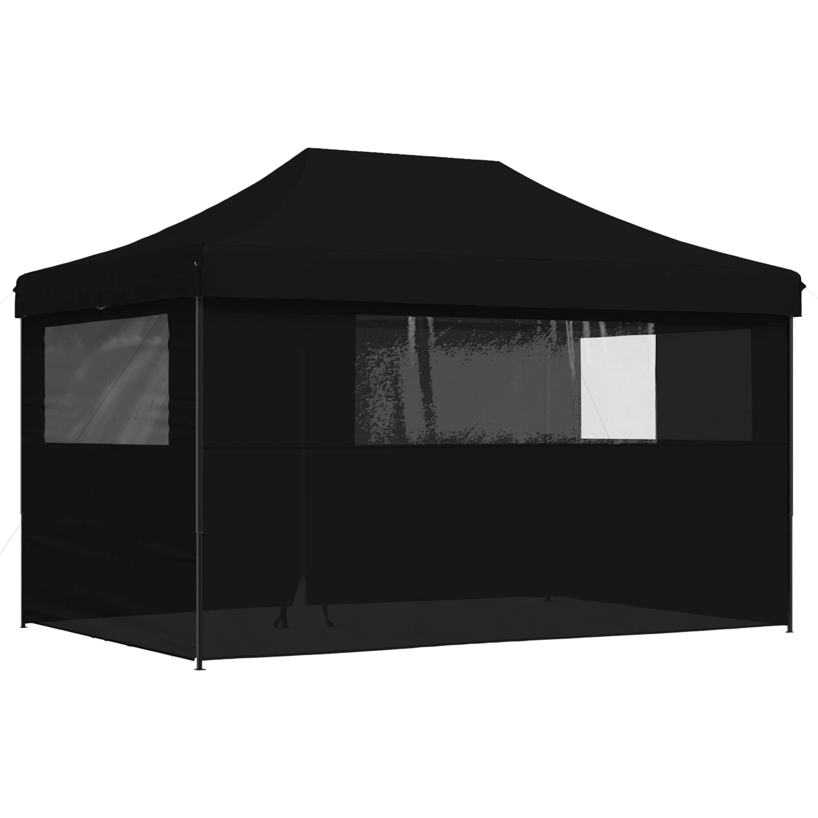 Tenda Party 292 x 440 x 315 cm Nero Tessuto Oxford