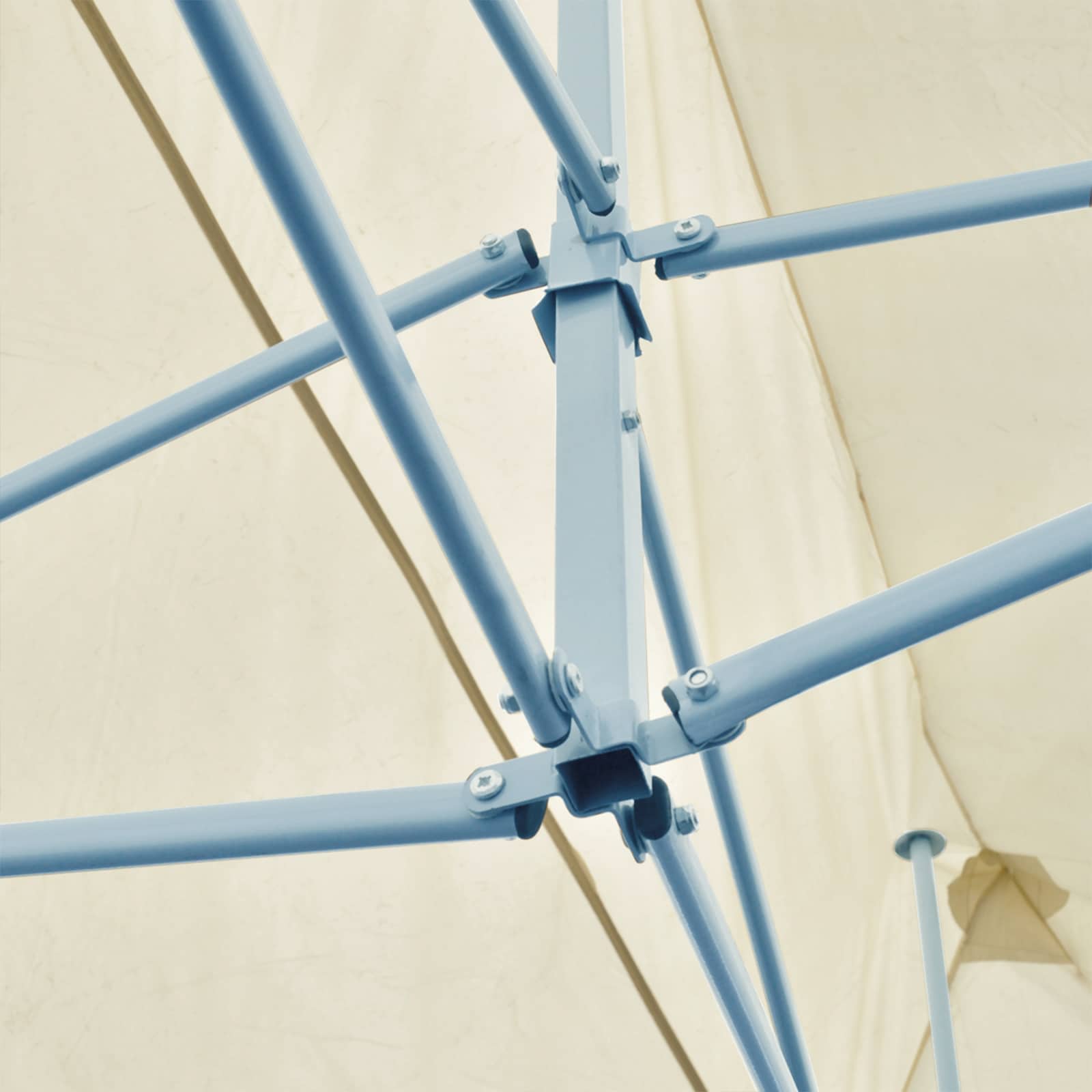 Tenda Party 291 x 580 x 315 cm Crema Tessuto Oxford