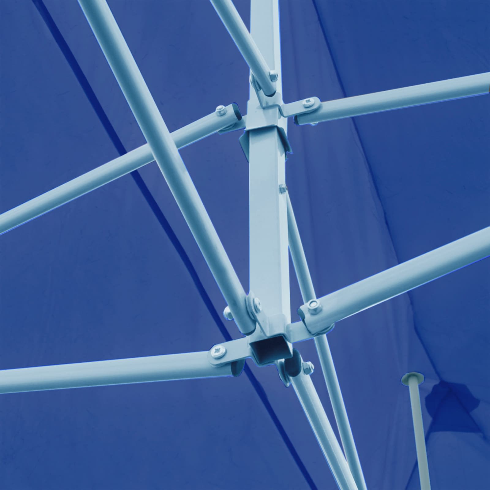Tenda Party 291 x 580 x 315 cm Blu Tessuto Oxford