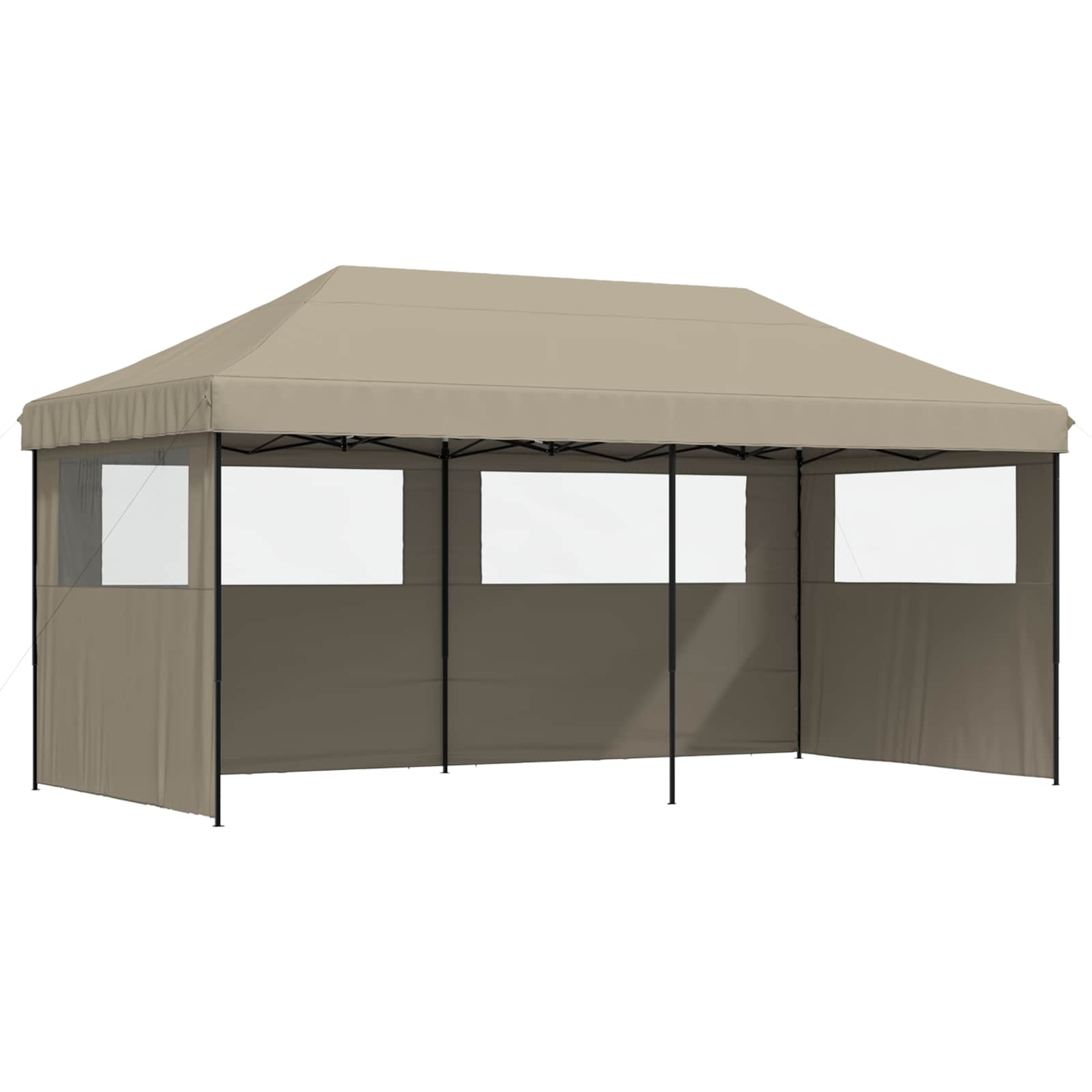 Tenda Party 292 x 580 x 315 cm Tortora Tessuto Oxford