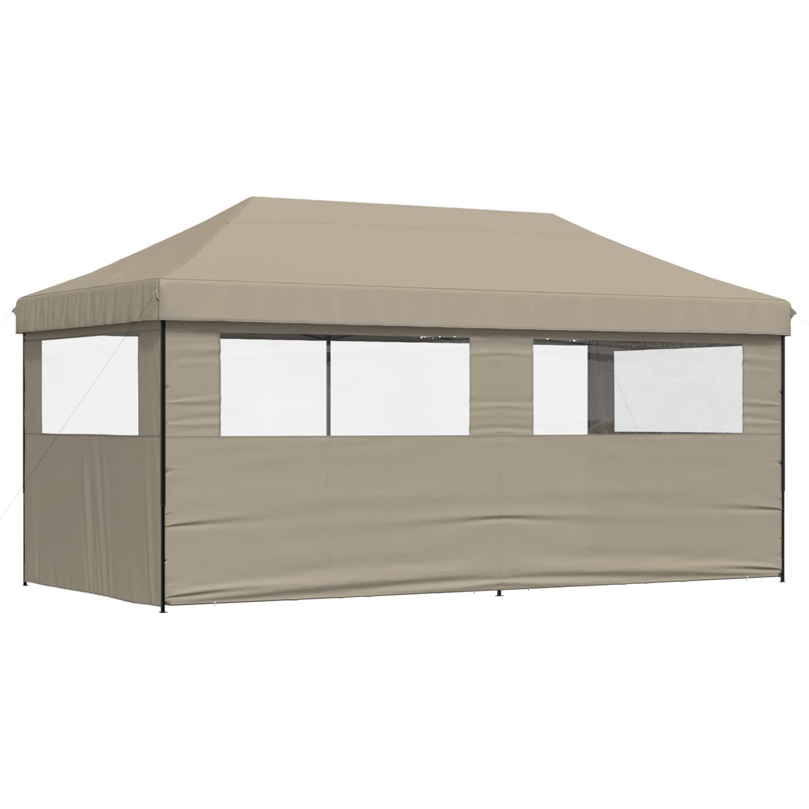 Tenda Party 292 x 580 x 315 cm Tortora Tessuto Oxford