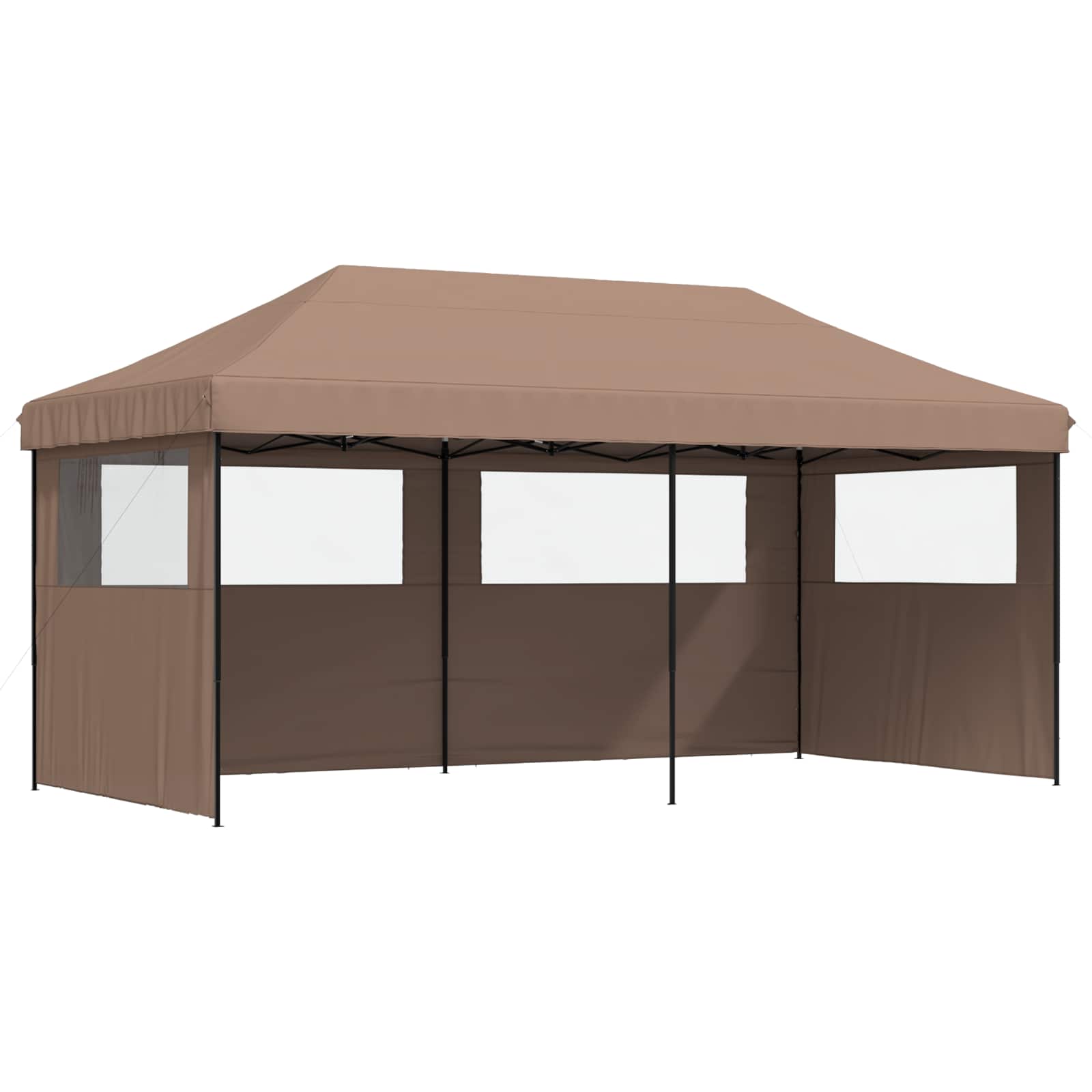 Tenda Party 292 x 580 x 315 cm Marrone Tessuto Oxford