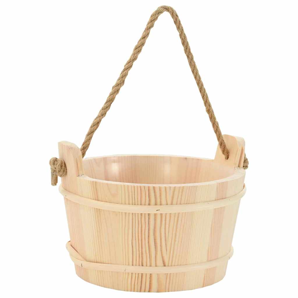 Set di Accessori per Sauna 4 pz Marrone