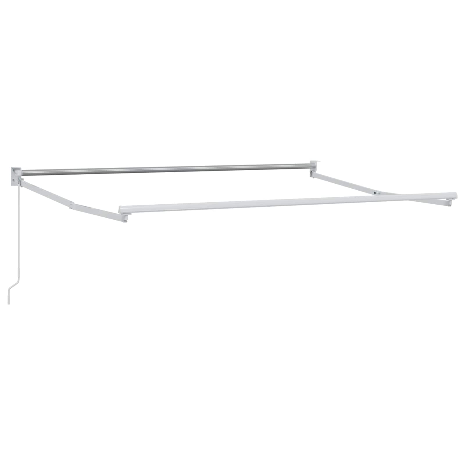 Telaio per tende da sole retrattile manuale Bianco 3,5 x 2 m