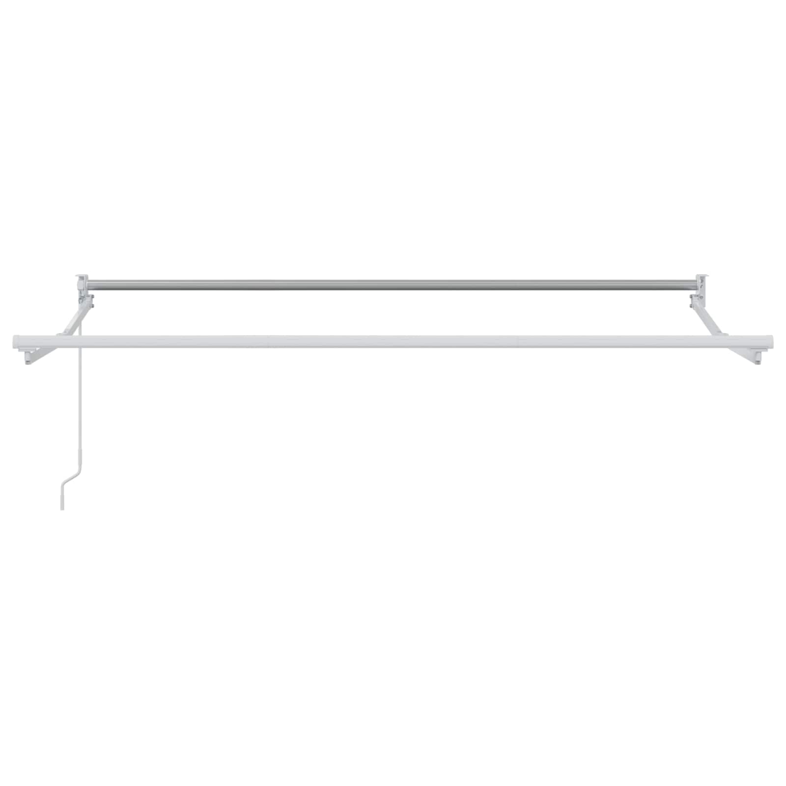 Telaio per tende da sole retrattile manuale Bianco 3,5 x 2 m