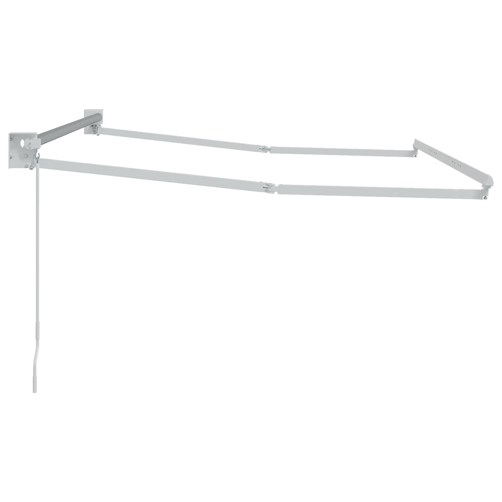 Telaio per tende da sole retrattile manuale Bianco 3,5 x 2 m