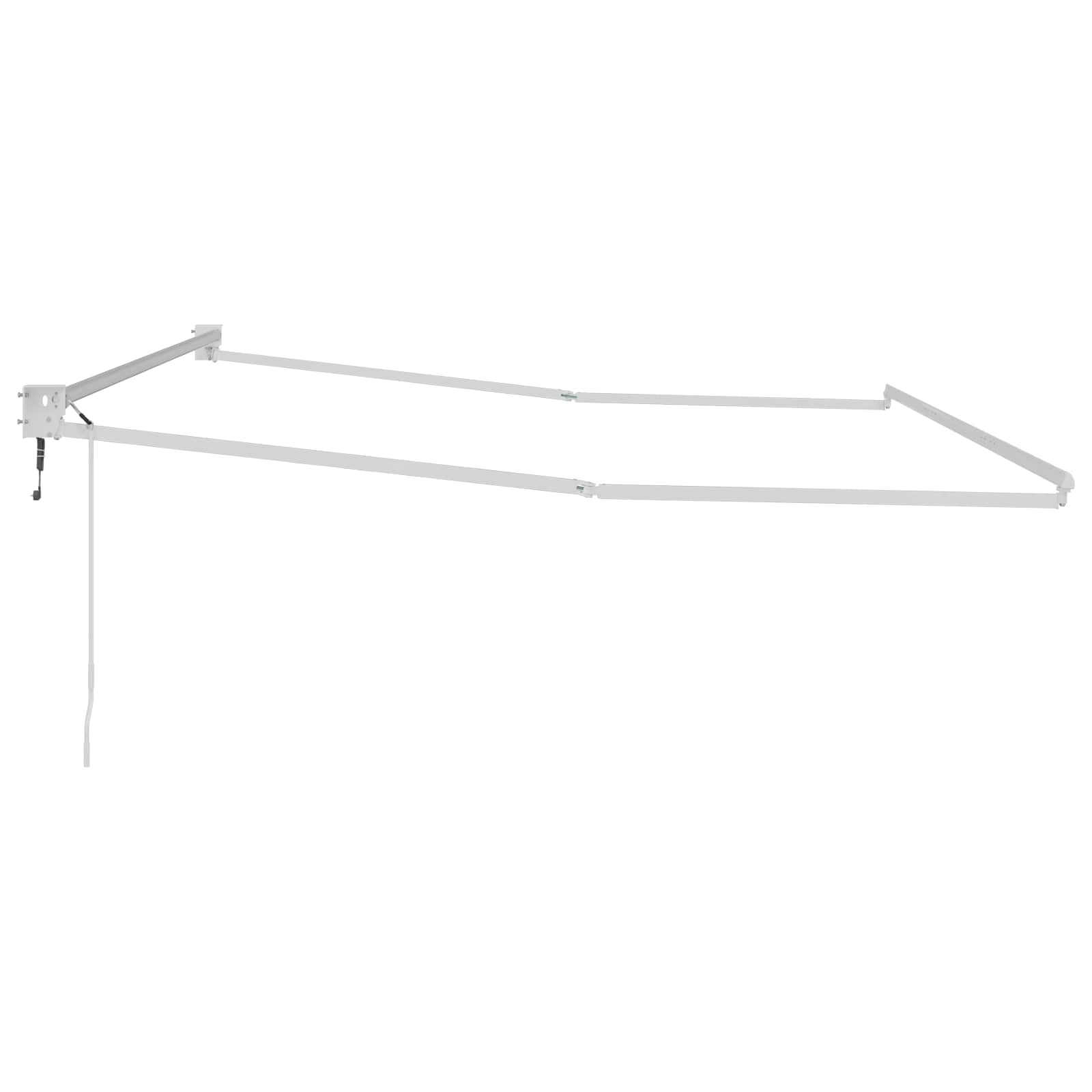 Struttura della tenda elettrica retrattile Bianco 4 x 2 m