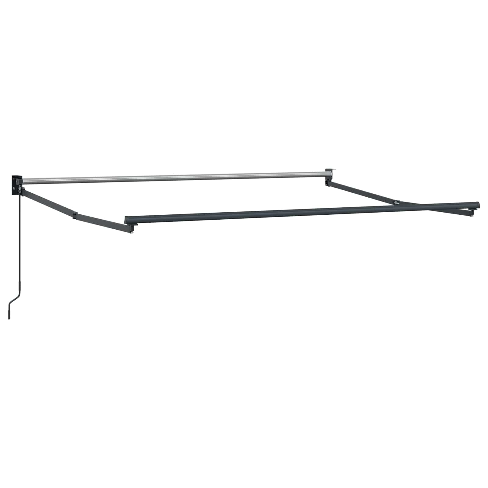 Telaio per tende da sole retrattile manuale Antracite 3 x 2 m