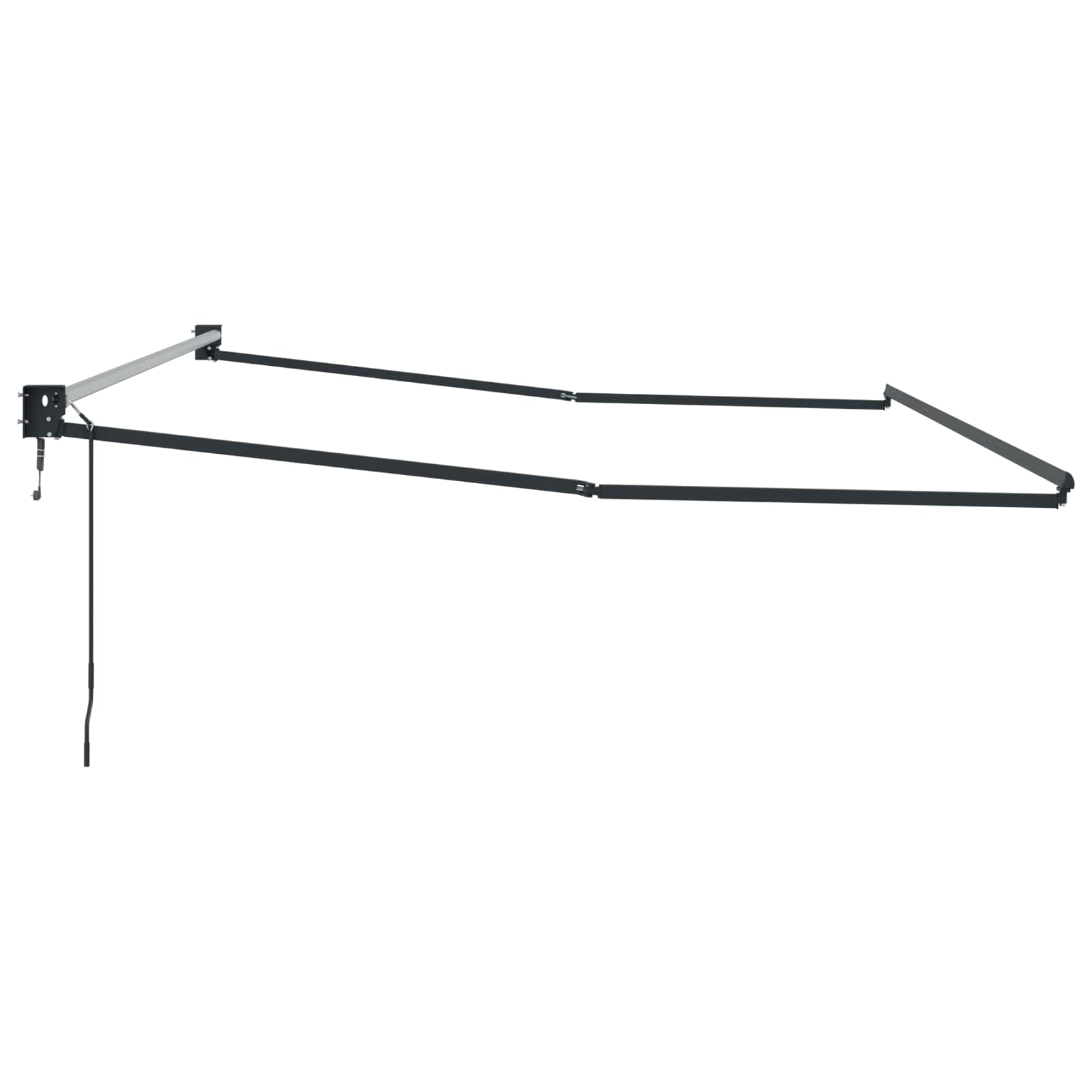 Struttura della tenda elettrica retrattile Antracite 4 x 2 m
