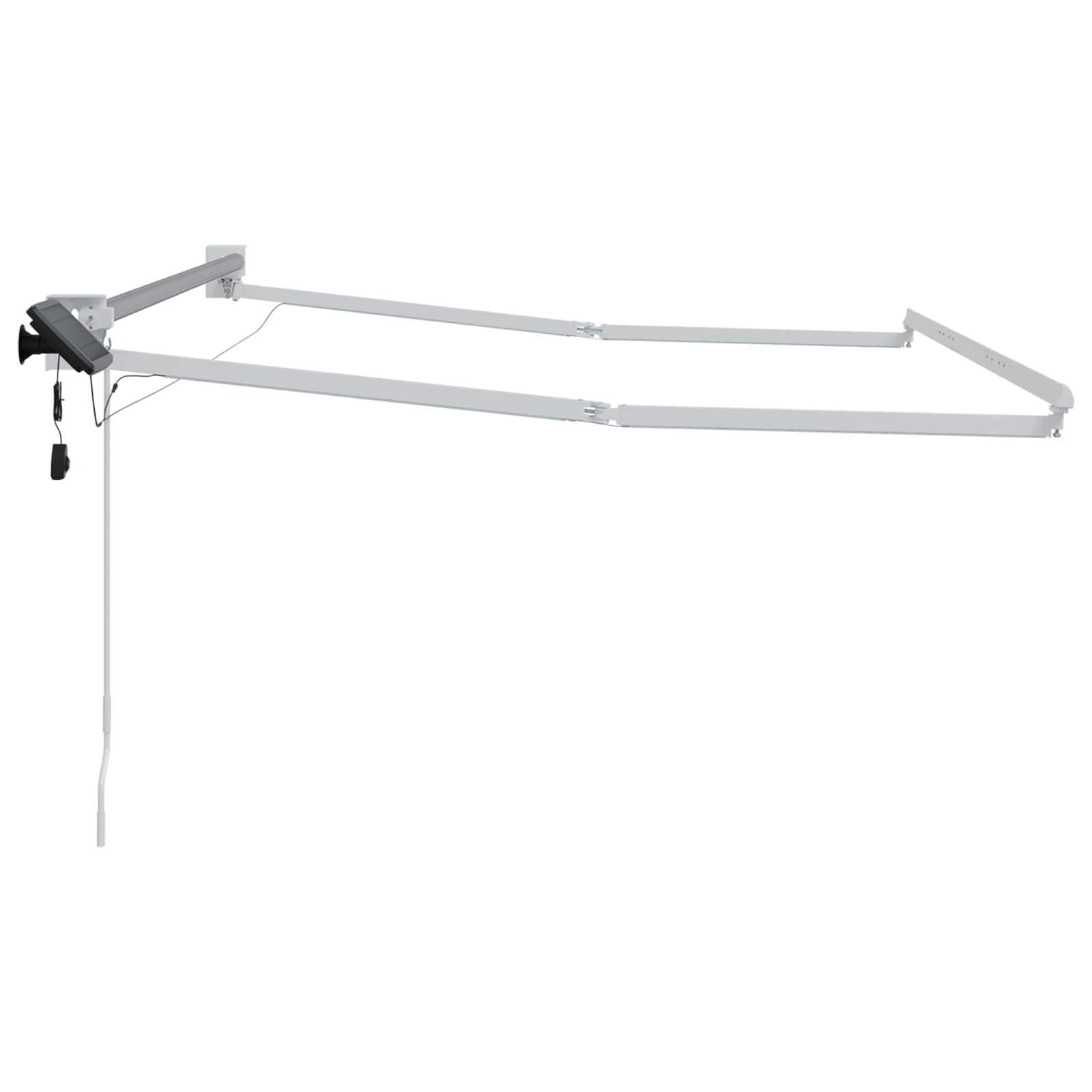 Struttura della tenda elettrica retrattile Bianco 3 x 2 m