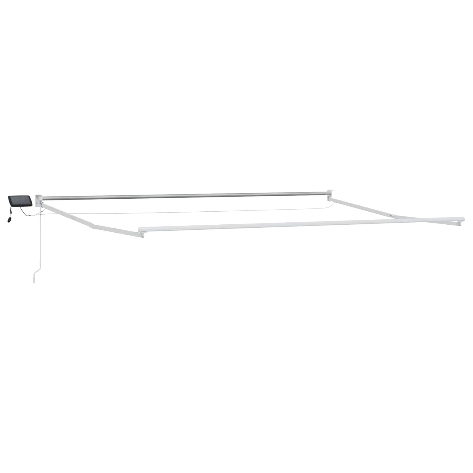 Struttura della tenda elettrica retrattile Bianco 4 x 2 m