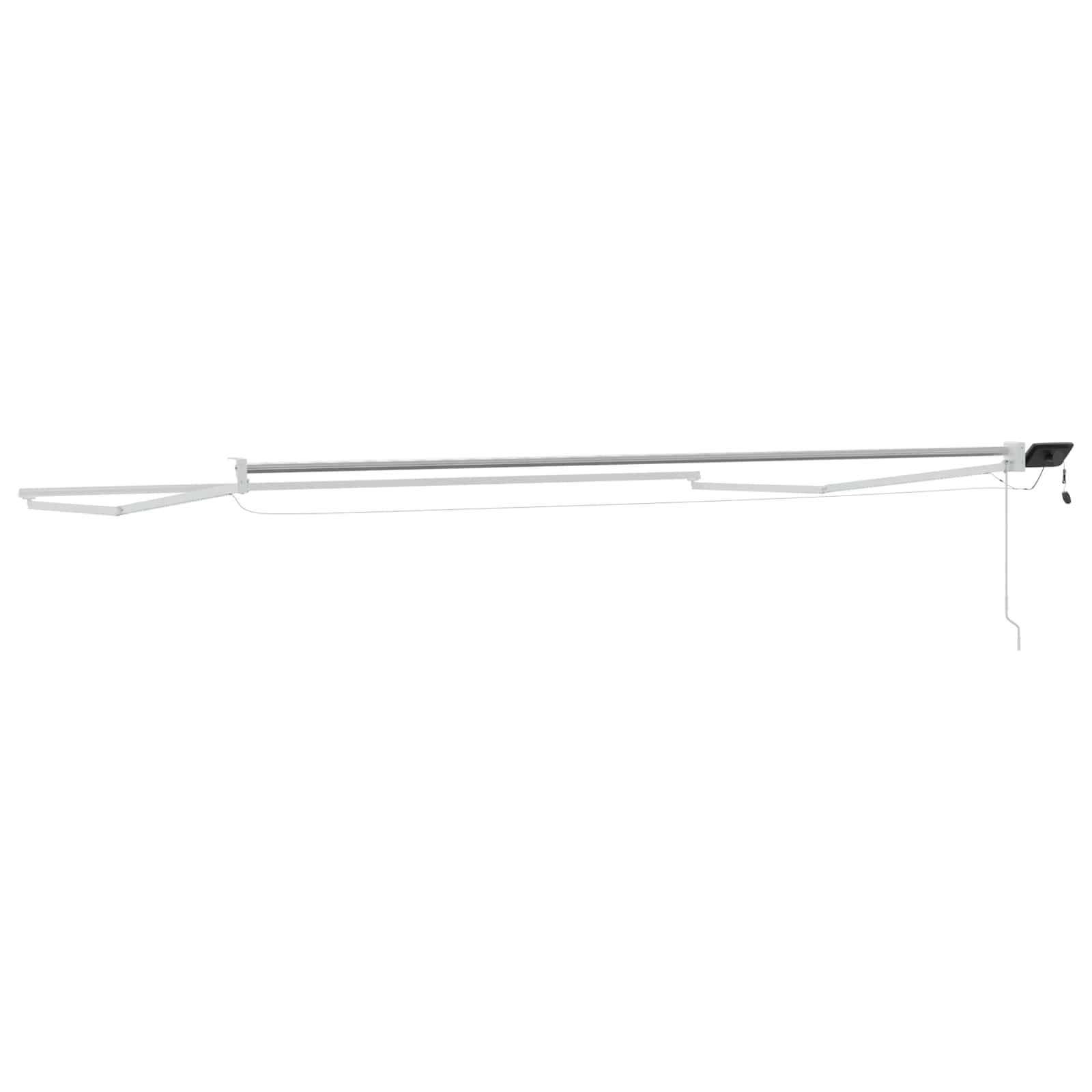 Struttura della tenda elettrica retrattile Bianco 4 × 3 m
