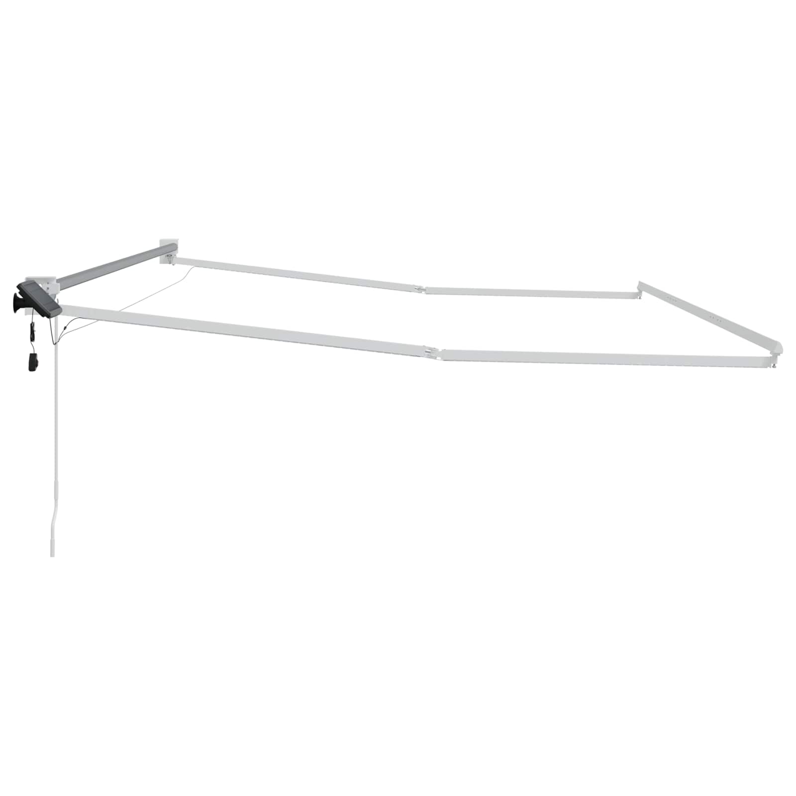 Struttura della tenda elettrica retrattile Bianco 5 x 3 m