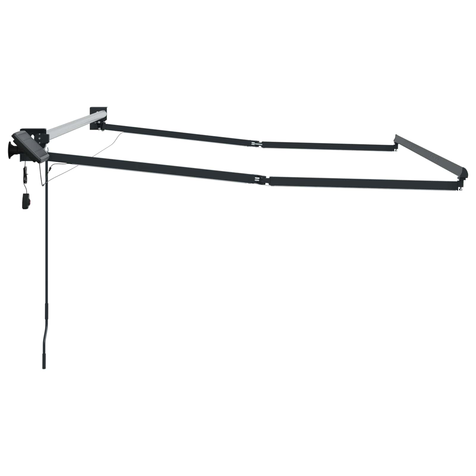 Struttura della tenda elettrica retrattile Antracite 2,5 x 2 m