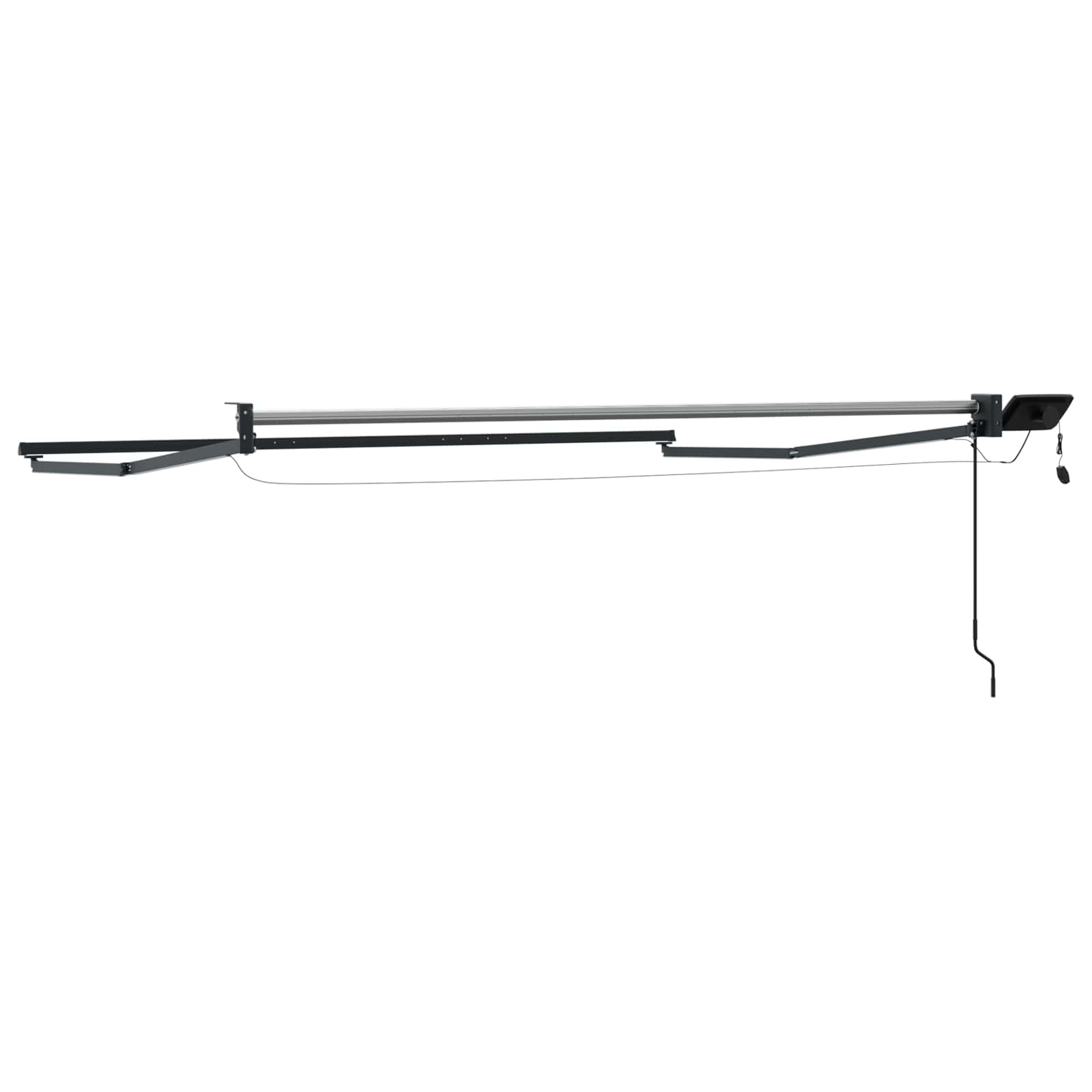 Struttura della tenda elettrica retrattile Antracite 3,5 x 2 m