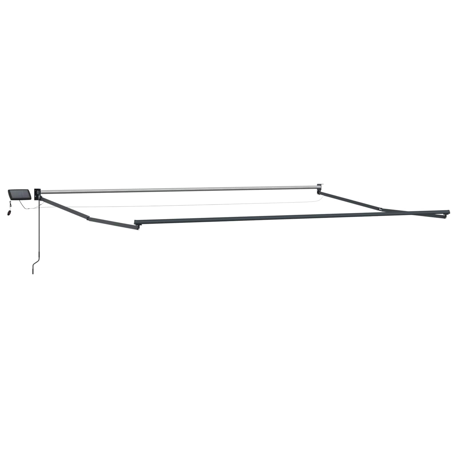 Struttura della tenda elettrica retrattile Antracite 4 x 2 m