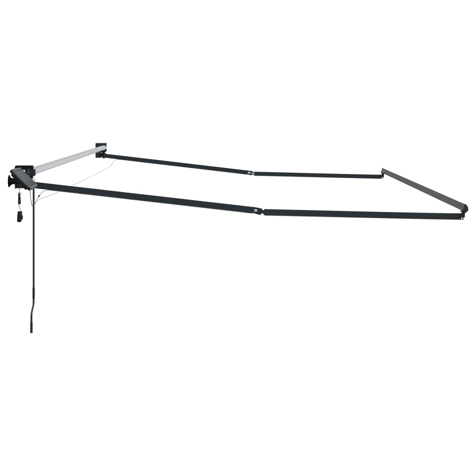 Struttura della tenda elettrica retrattile Antracite 4 x 2 m