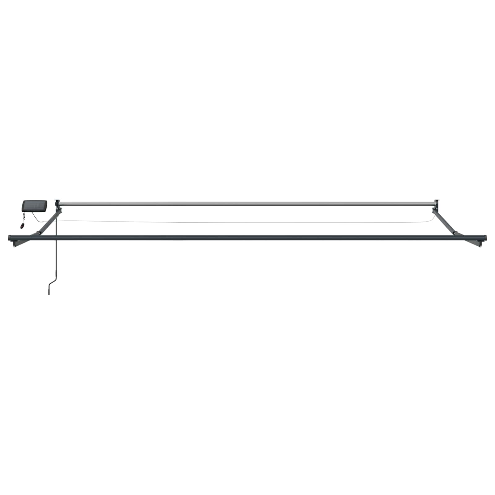 Struttura della tenda elettrica retrattile Antracite 5 x 3 m
