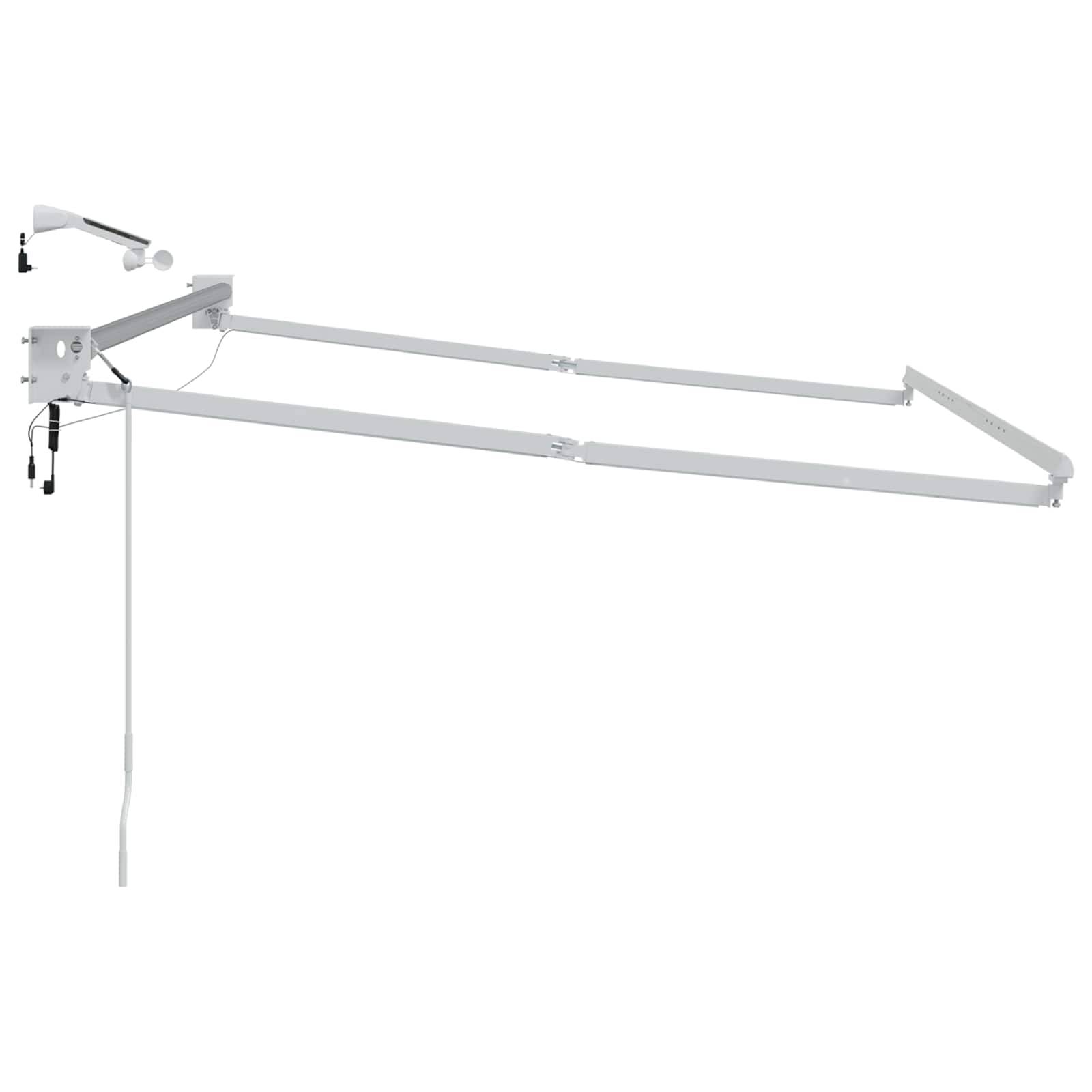Struttura della tenda elettrica retrattile Bianco 2,5 x 2 m