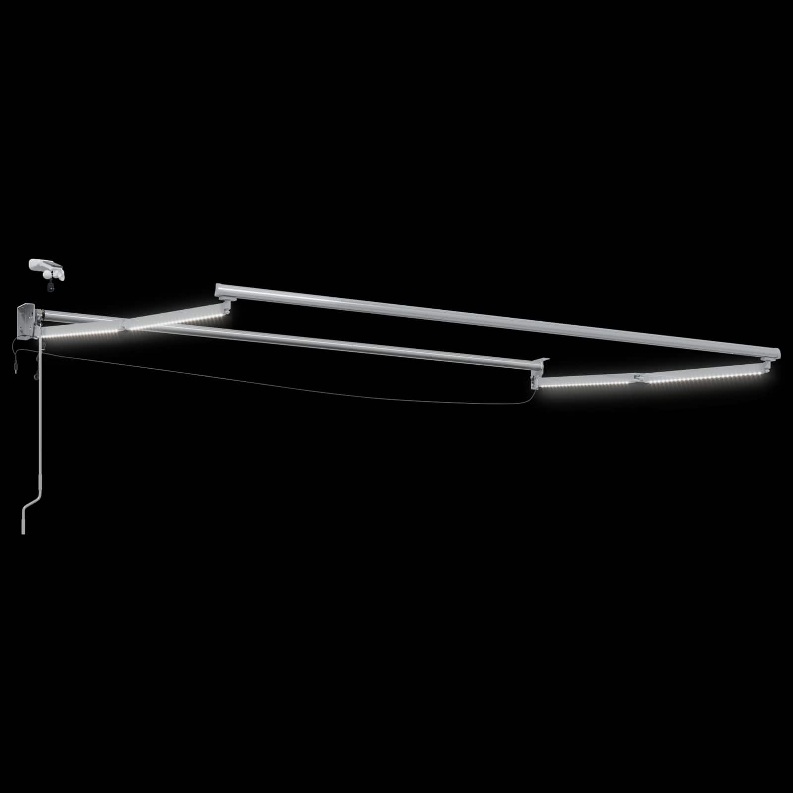 Struttura della tenda elettrica retrattile Bianco 3 x 2 m