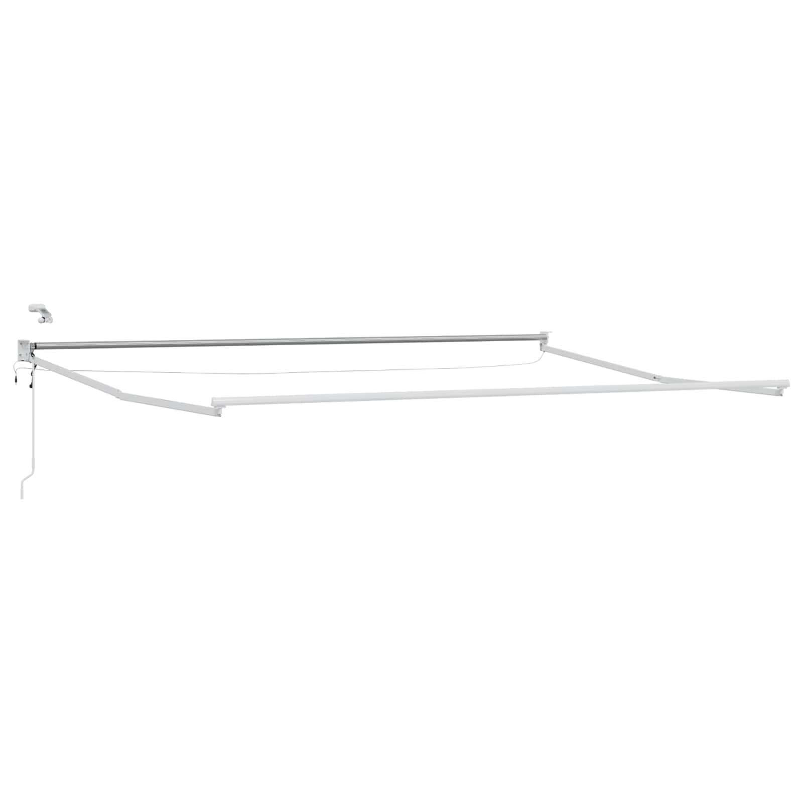 Struttura della tenda elettrica retrattile Bianco 4 × 3 m