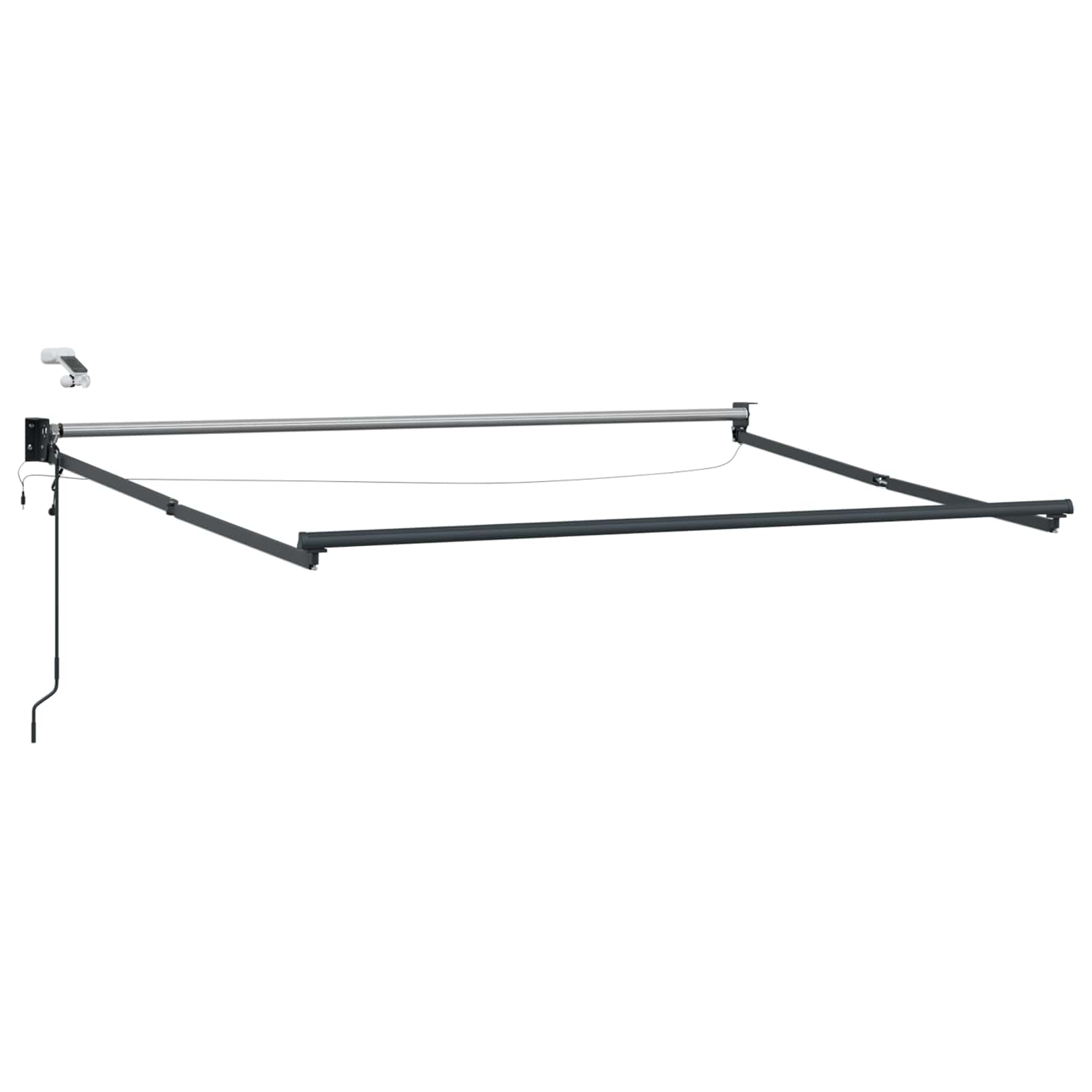 Struttura della tenda elettrica retrattile Antracite 3 x 2 m