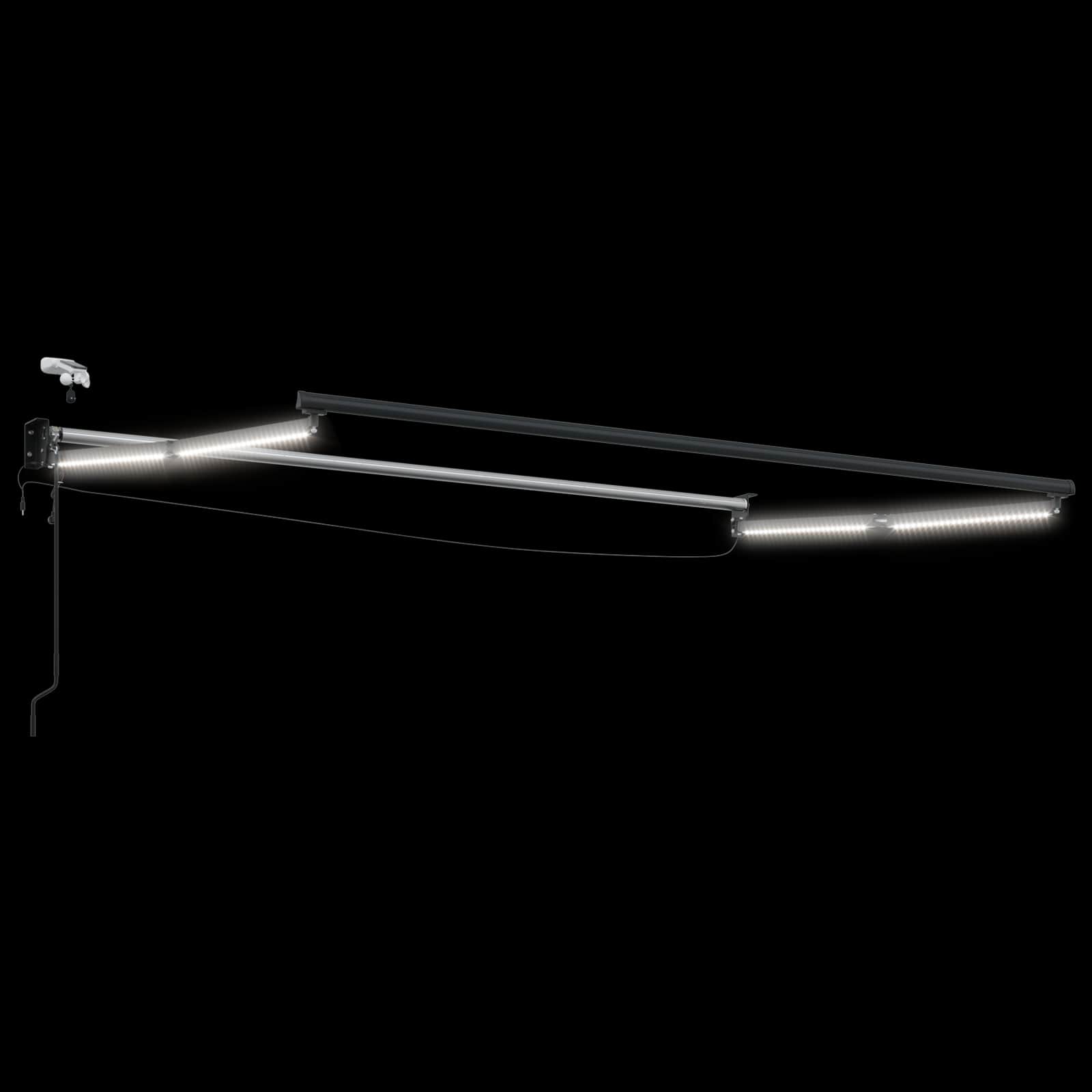 Struttura della tenda elettrica retrattile Antracite 3,5 x 2 m