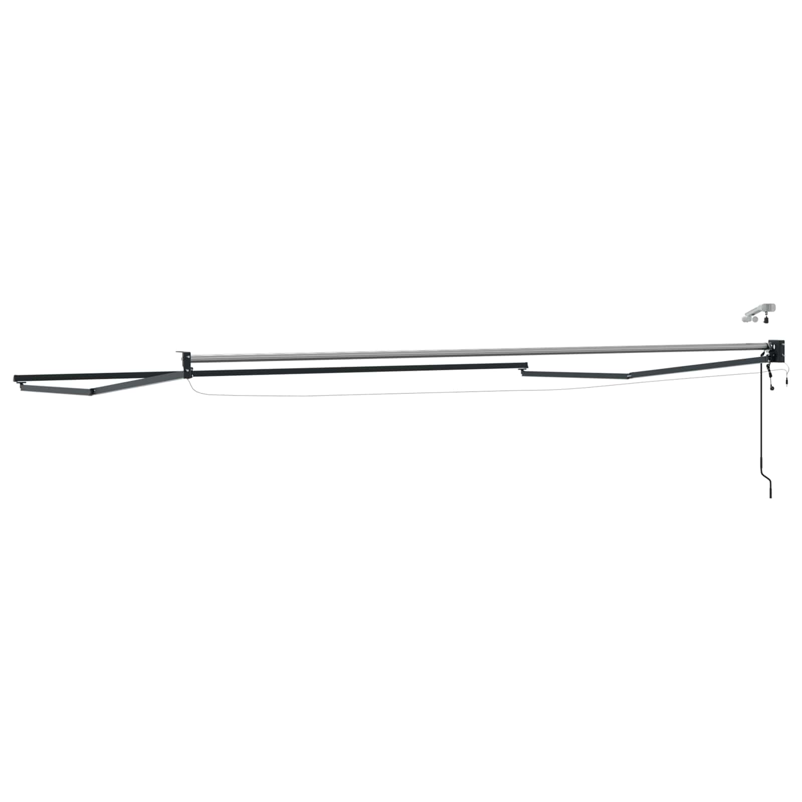 Struttura della tenda elettrica retrattile Antracite 4 x 2 m
