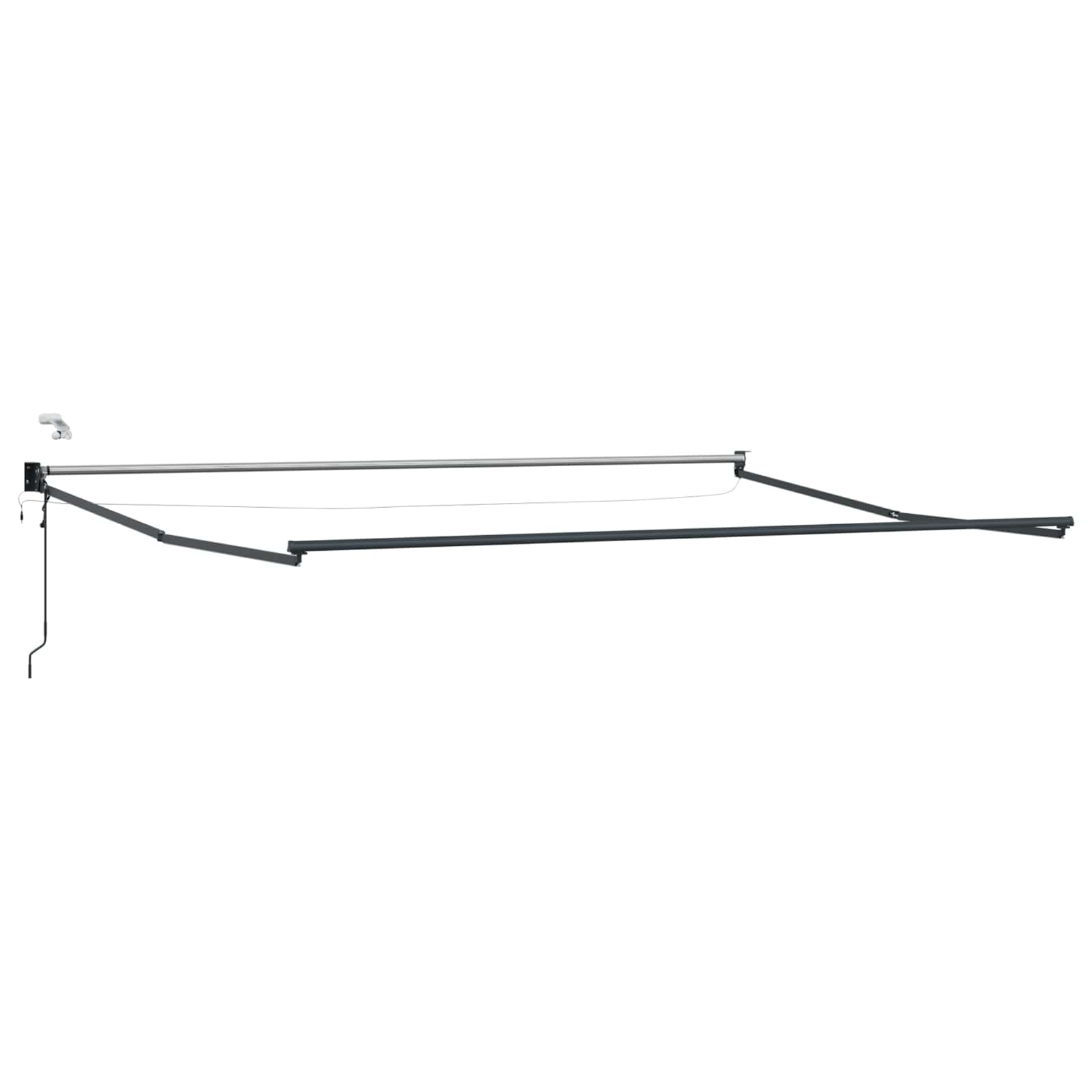 Struttura della tenda elettrica retrattile Antracite 4 × 3 m