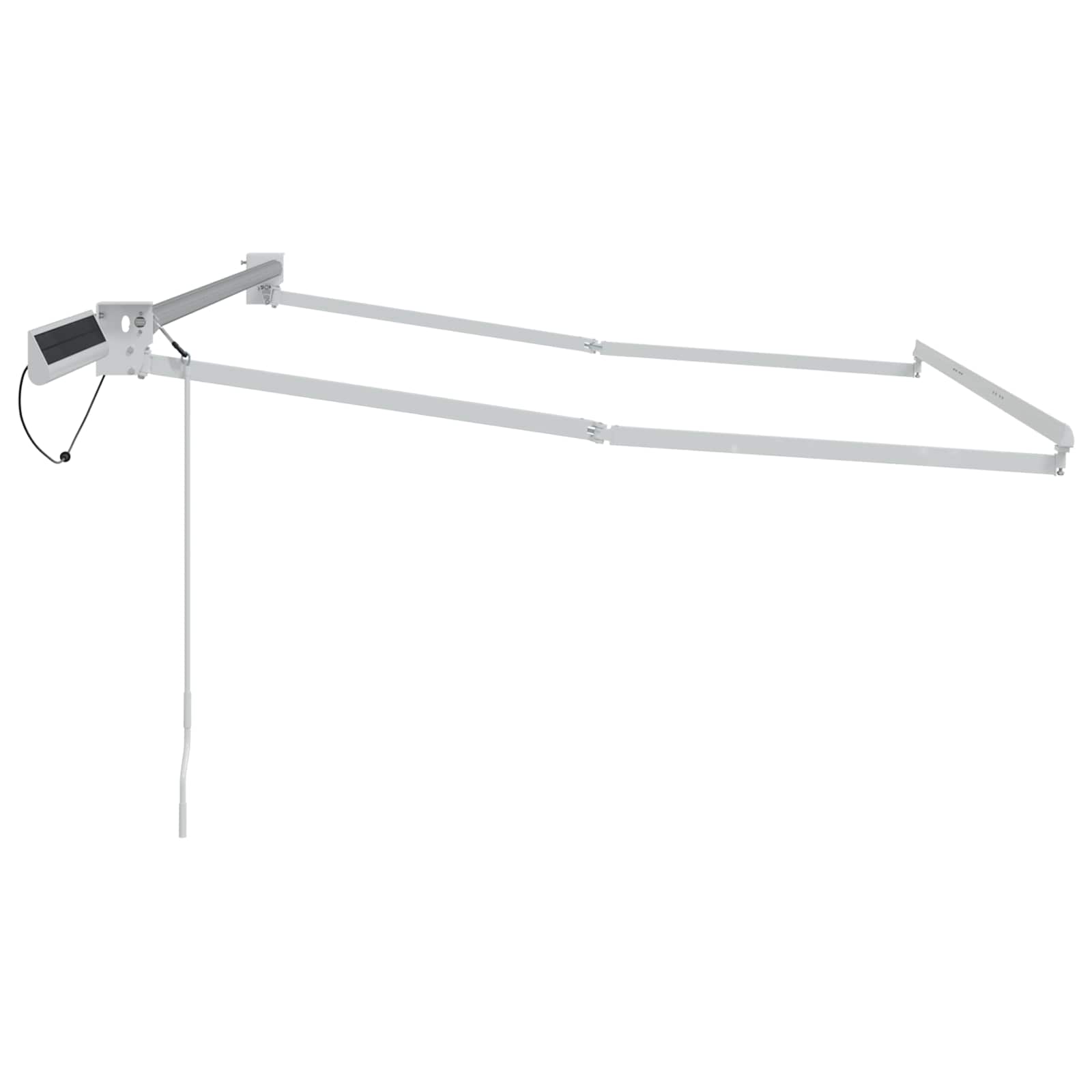 Struttura della tenda elettrica retrattile Bianco 3 x 2,5 m